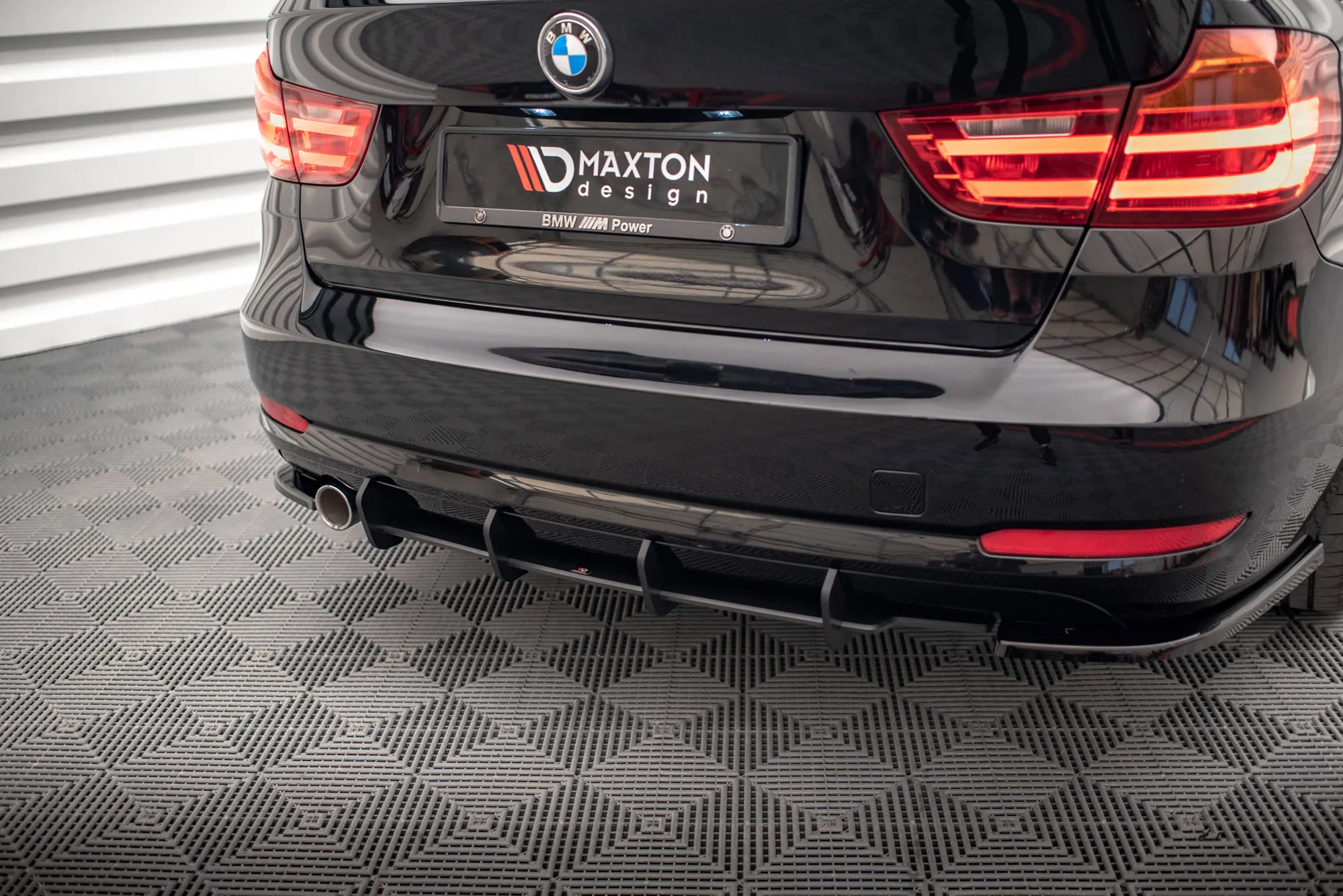 Diffuser BMW 3 GT (F34) 2013 - 2016 | Street Pro Black Edition – bilde 2