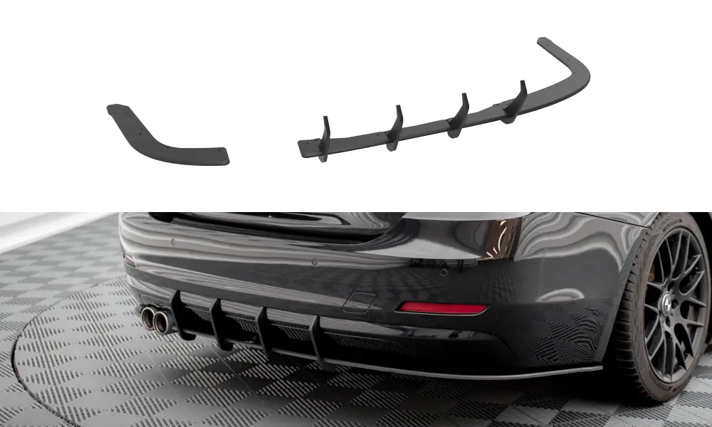 Diffuser BMW 4 Gran Coupe (F36) 2014-2017 | Street Pro Black Edition – bilde 2