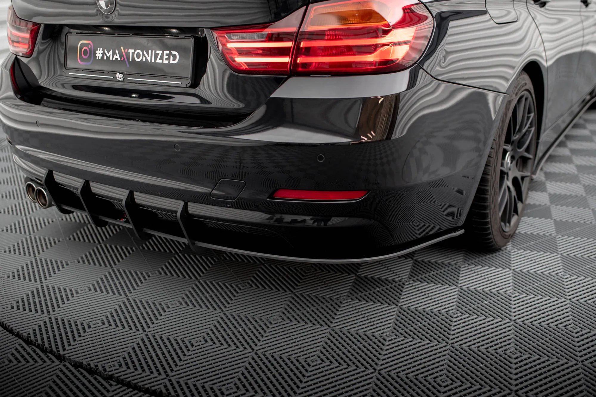 Diffuser BMW 4 Gran Coupe (F36) 2014-2017 | Street Pro Black Edition – bilde 2