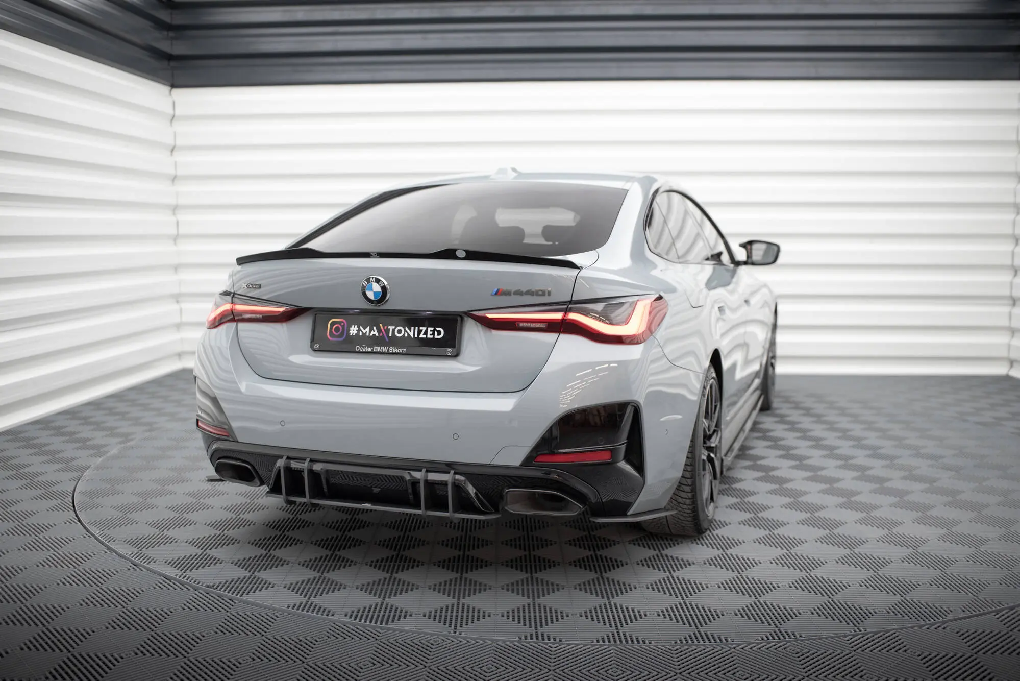 Diffuser BMW 4 Gran Coupe M440i (G26) 2021 - > | Street Pro Black Edition – bilde 5