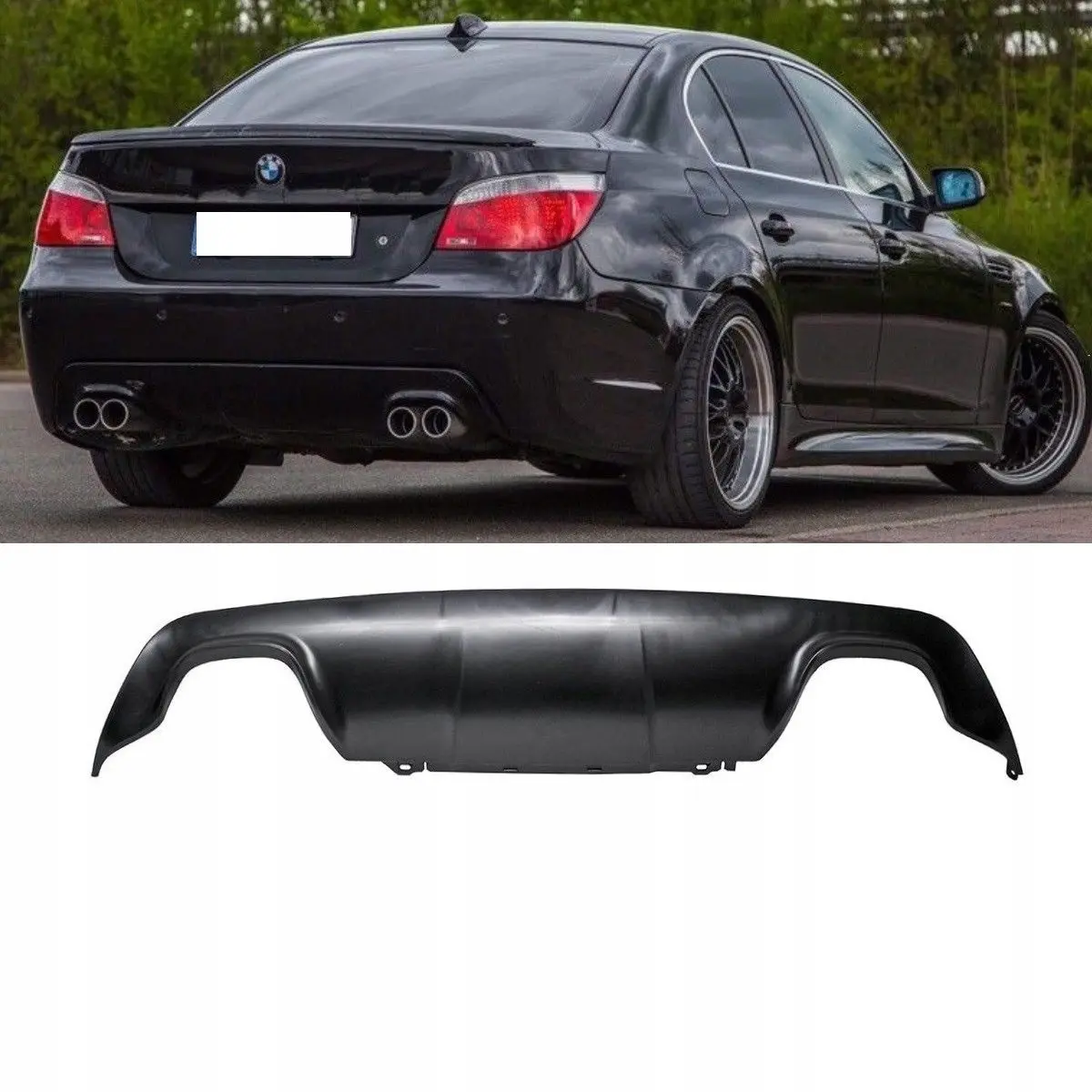 Diffuser BMW 5 (E60/E61) M-Pack 2003 - 2010 Image 1