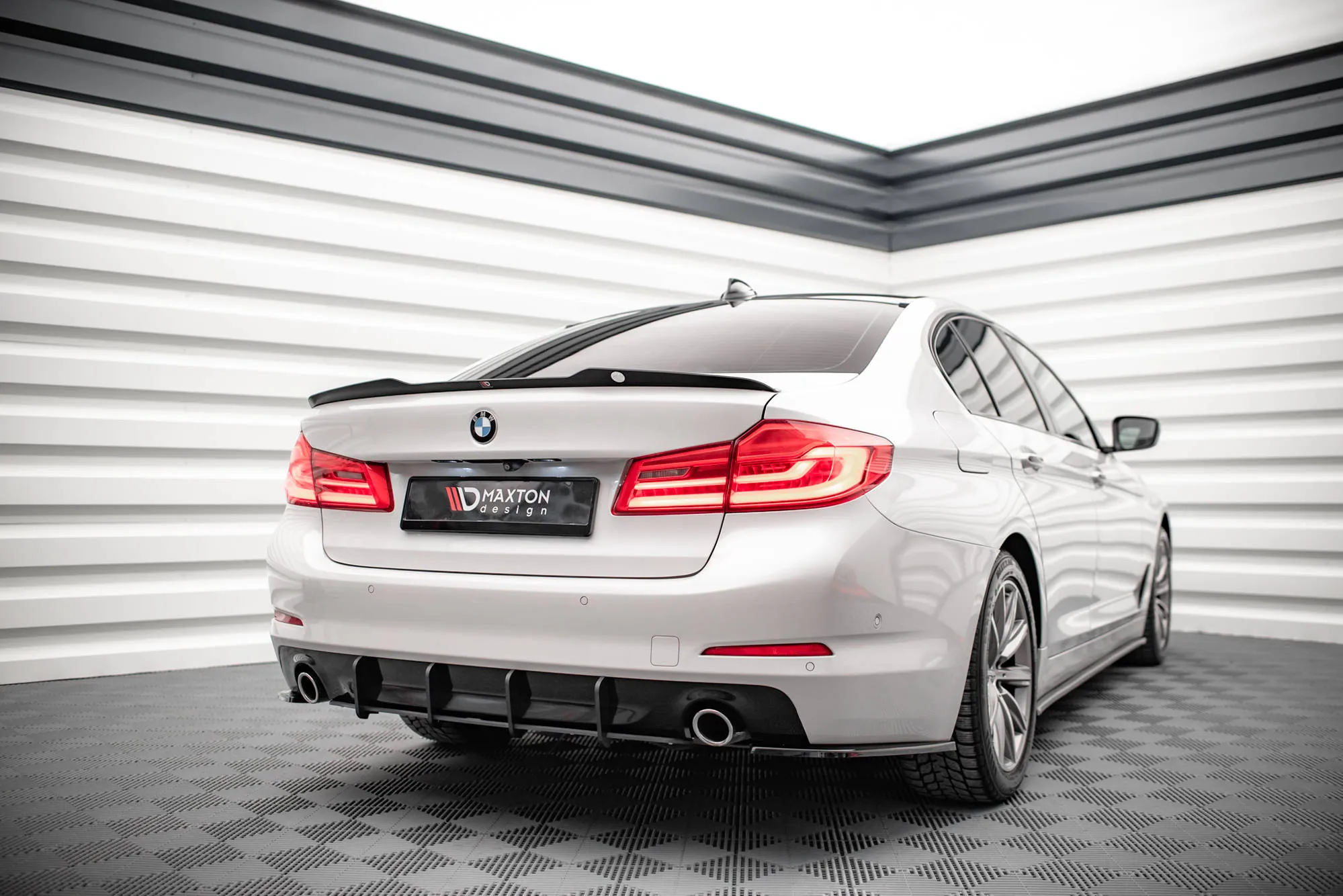 Diffuser BMW 5 (G30) Sedan 2017 - 2020 | Street Pro Black Edition – bilde 3