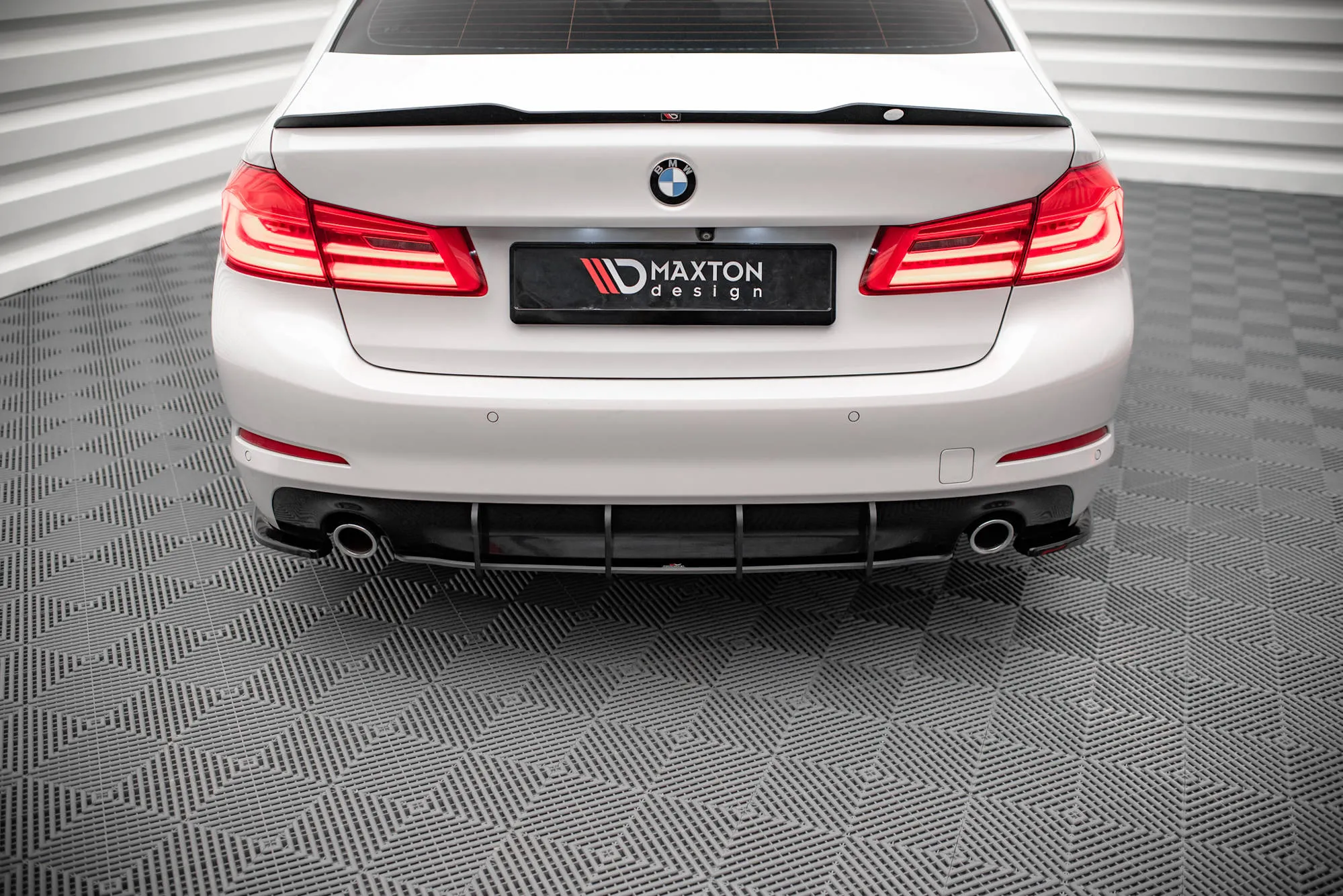 Diffuser BMW 5 (G30) Sedan 2017 - 2020 | Street Pro Black Edition – bilde 4