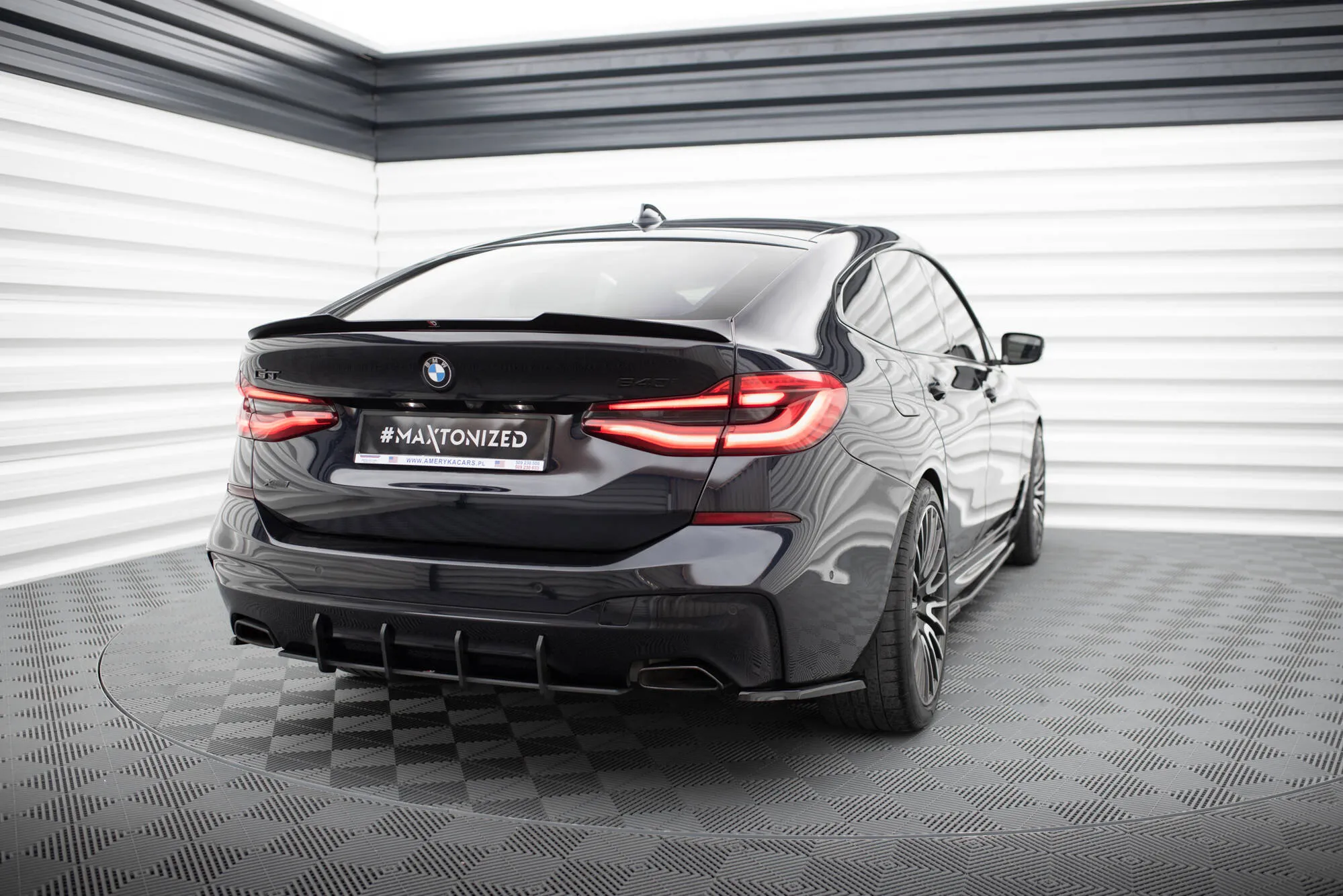 Diffuser BMW 6 Gran Turismo (G32) M-Pakke 2017 - 2023 | Street Pro Black Edition