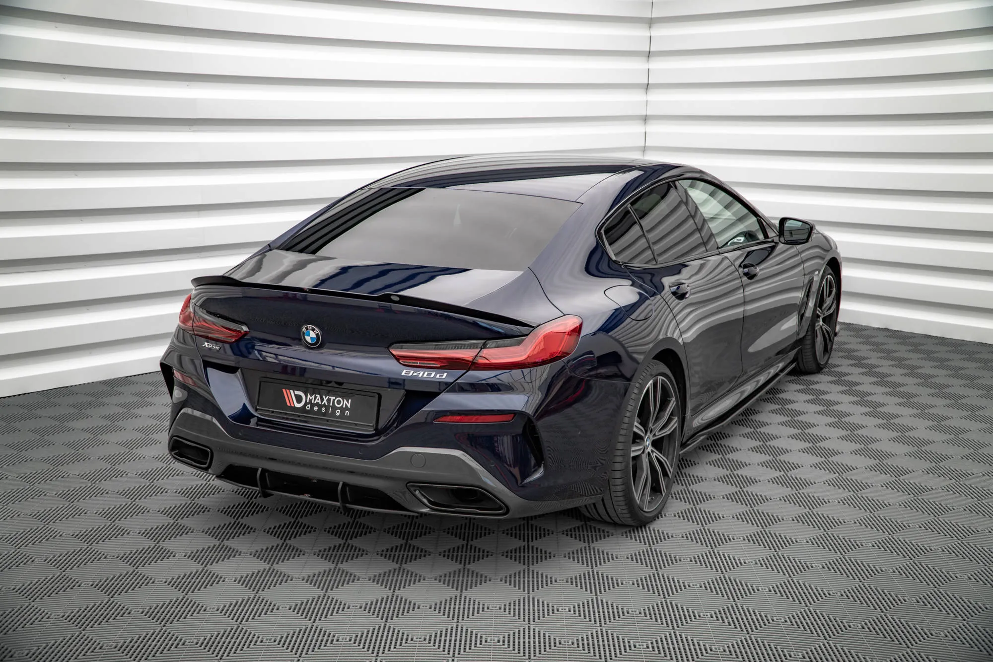 Diffuser BMW 8 (G16) M-pack 2018 -> | Street Pro Black Edition – bilde 3