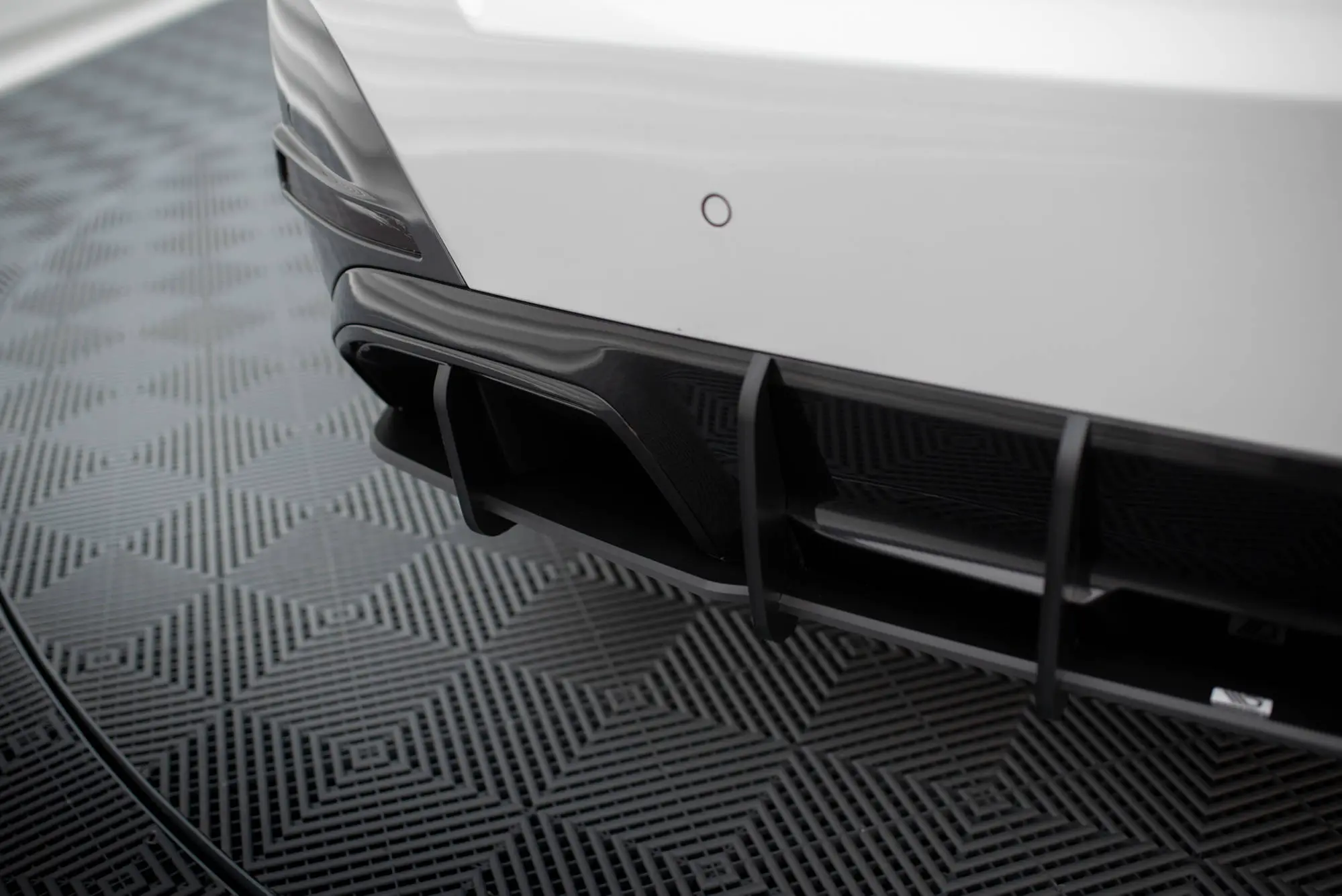 Diffuser  BMW i4 (G26) 2021-> | Street Pro Black Matt – bilde 2