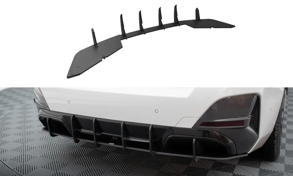 Diffuser  BMW i4 (G26) 2021-> | Street Pro Black Matt – bilde 5