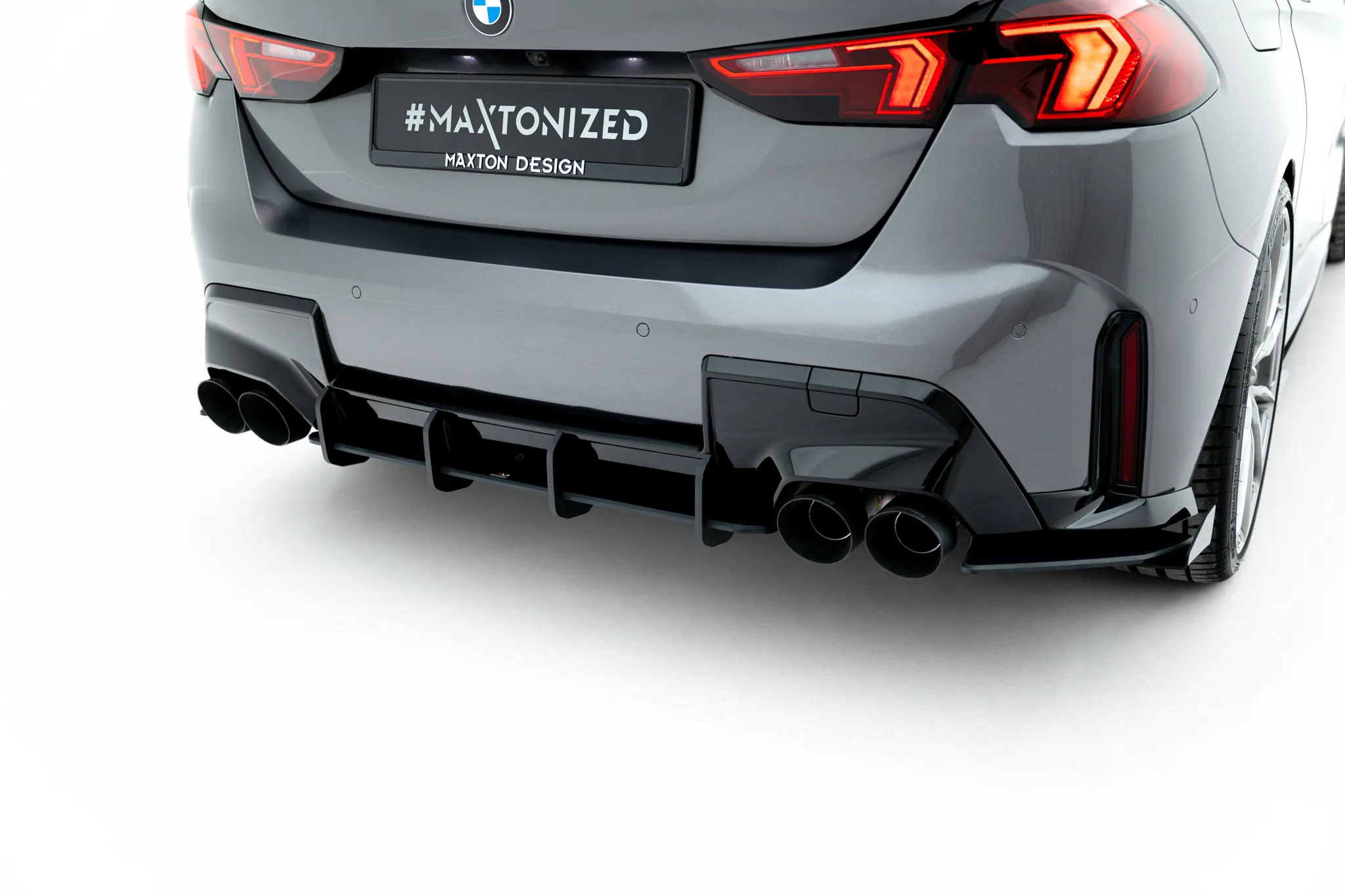 Diffuser BMW M135i (F70) 2024 -> | Street Pro Black Edition – bilde 4