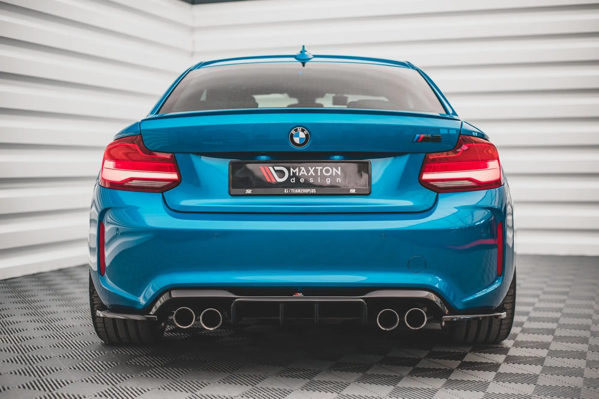 Diffuser BMW M2 (F87) 2015 - 2021 │ Glossy Black Edition – bilde 2