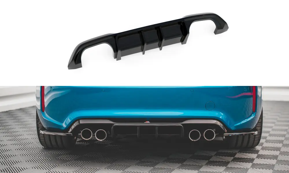 Diffuser BMW M2 (F87) 2015 - 2021 │ Glossy Black Edition – bilde 8