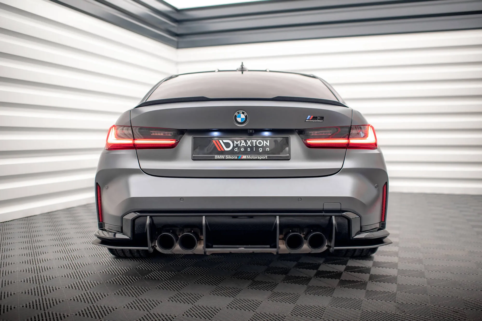 Diffuser BMW M3 (G80) 2021 -> | Street Pro Black Edition – bilde 6