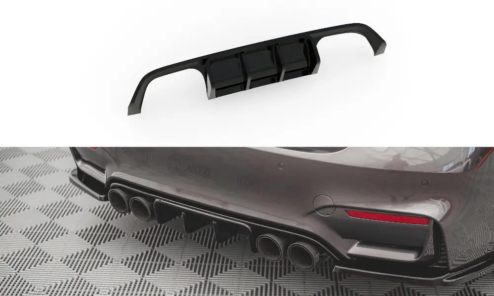 DIffuser BMW M4 (F82) 2014 – 2021 | Gloss Black Edition – bilde 5