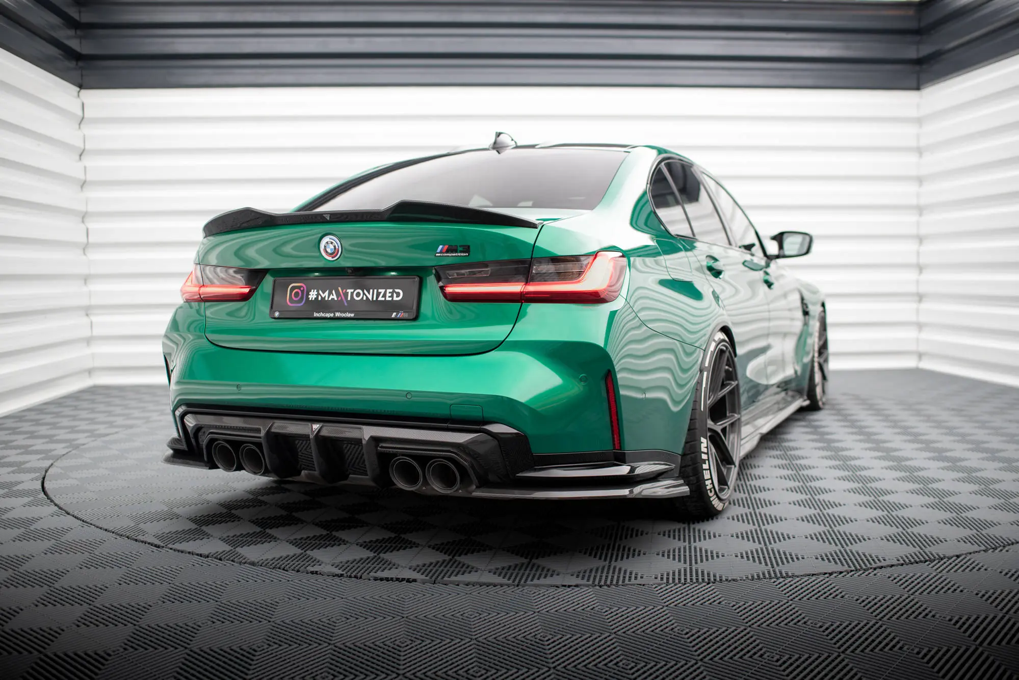 Diffuser BMW M4 (G82) 2021-> / BMW M3 (G80) 2021-> | Real Carbon Fiber Image 12