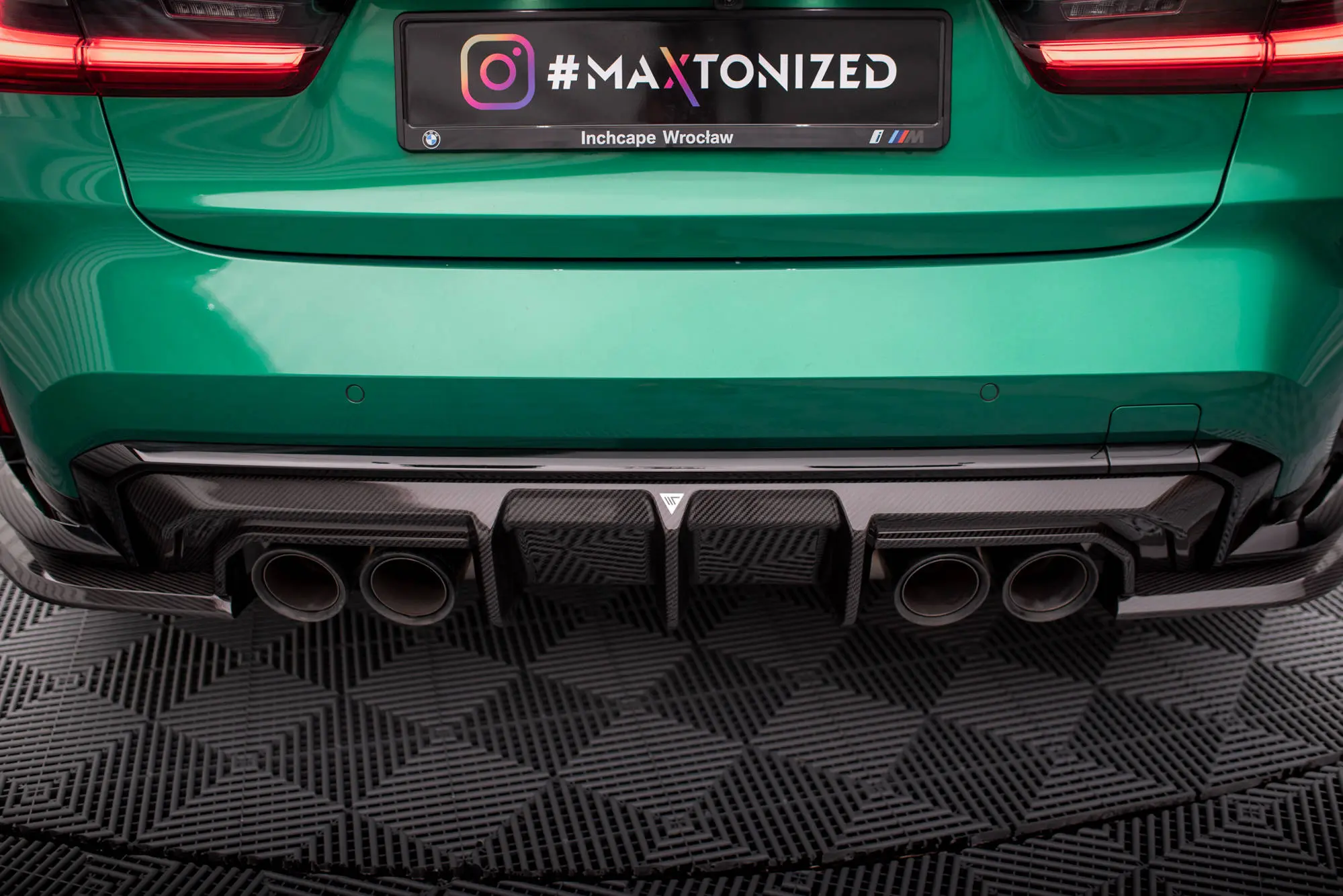 Diffuser BMW M4 (G82) 2021-> / BMW M3 (G80) 2021-> | Real Carbon Fiber Image 14