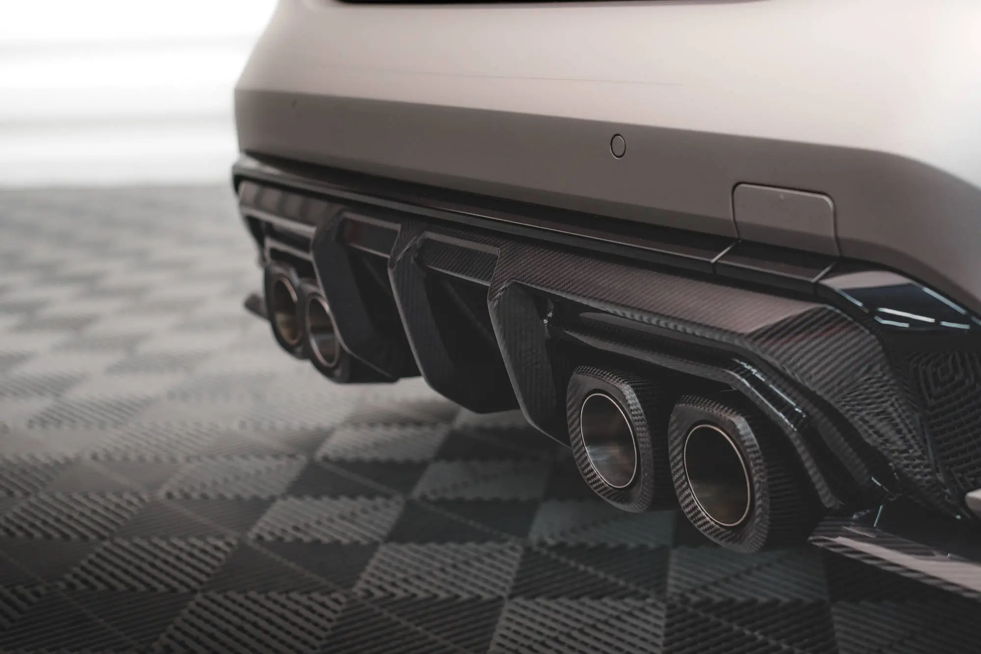 Diffuser BMW M4 (G82) 2021-> / BMW M3 (G80) 2021-> | Real Carbon Fiber Image 5