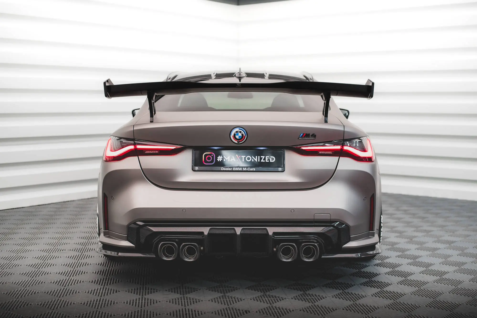 Diffuser BMW M4 (G82) 2021-> / BMW M3 (G80) 2021-> | Real Carbon Fiber Image 7