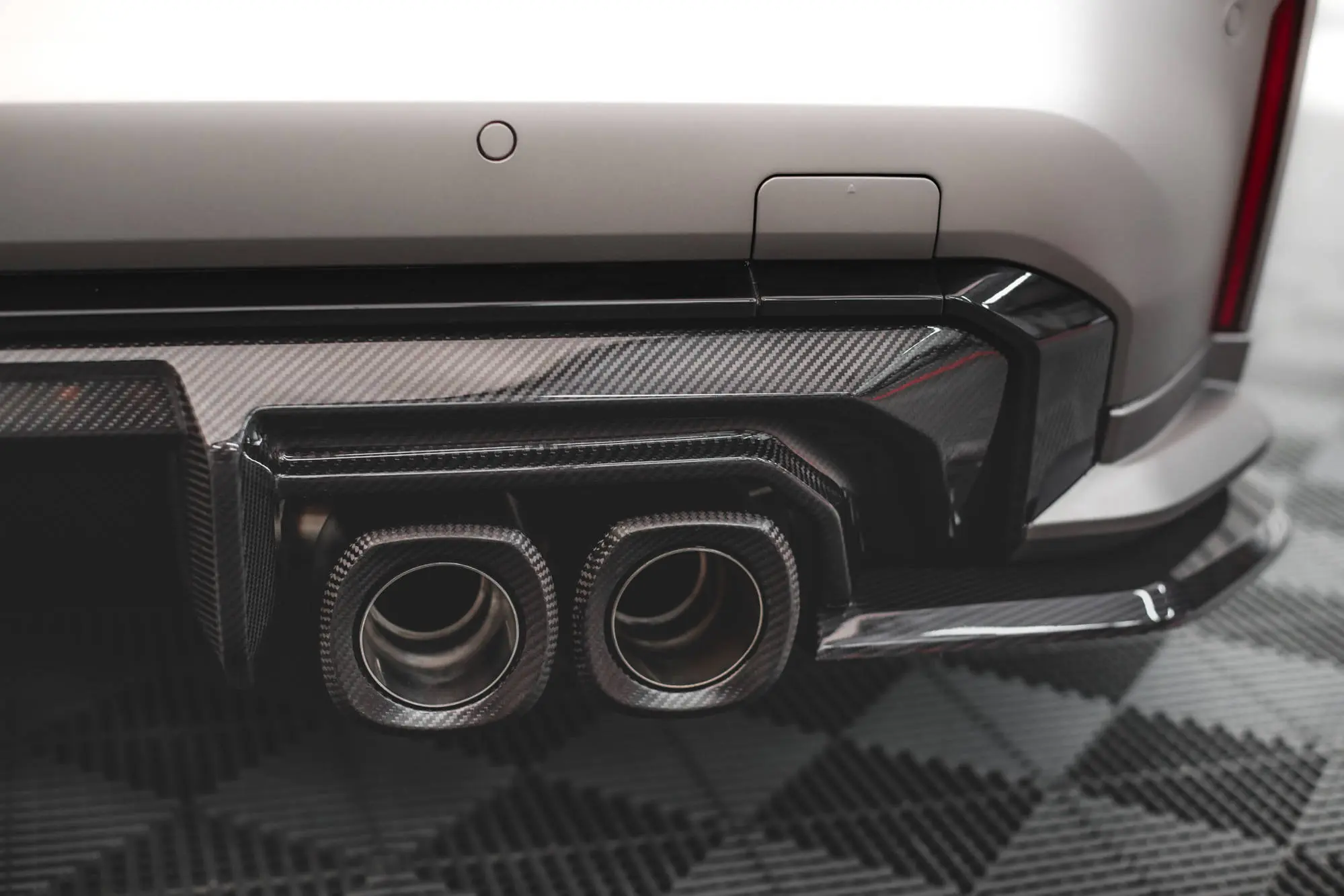 Diffuser BMW M4 (G82) 2021-> / BMW M3 (G80) 2021-> | Real Carbon Fiber Image 9