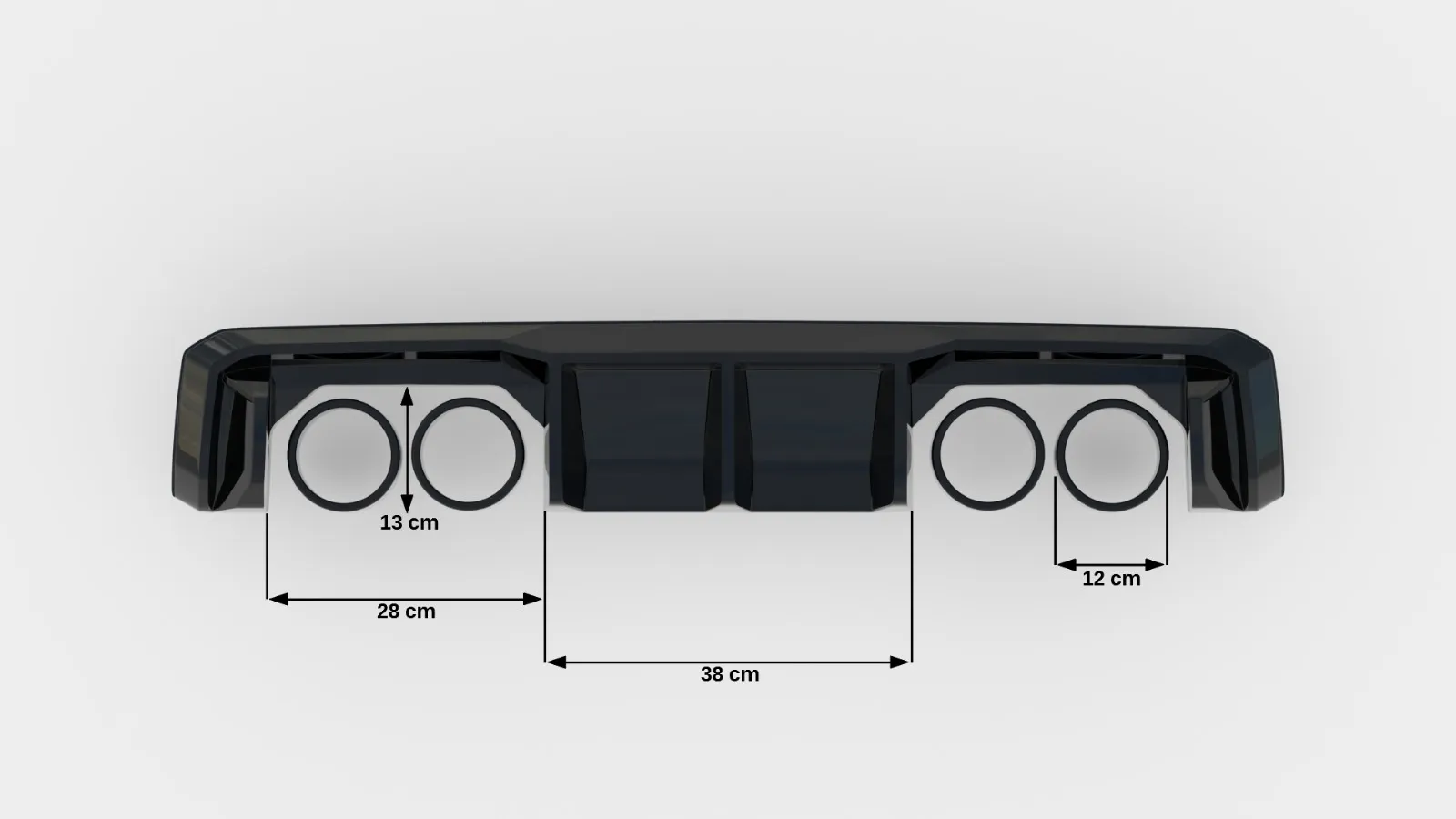 Diffuser BMW M4 G82 2021-> | Glossy Black Edition – bilde 6