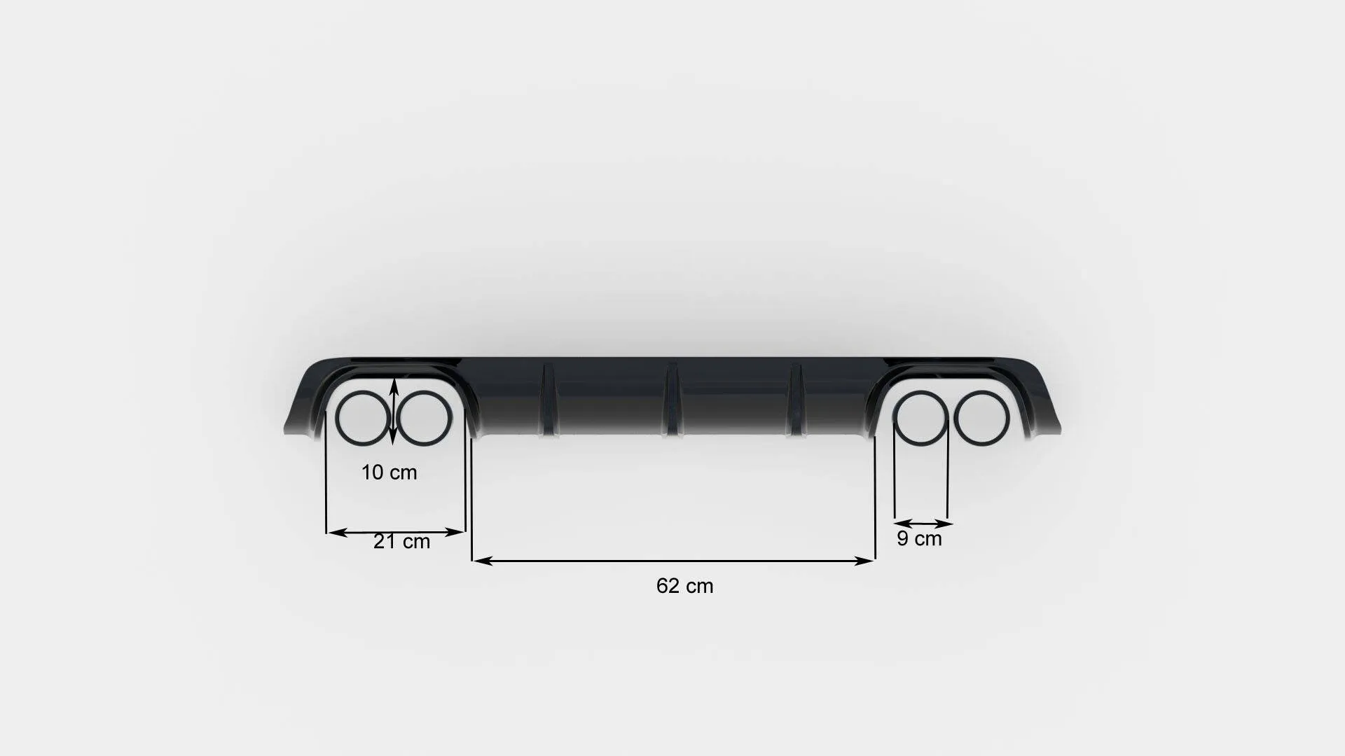 Diffuser BMW M5 E39 1998 - 2003 | Glossy Black Edition – bilde 7