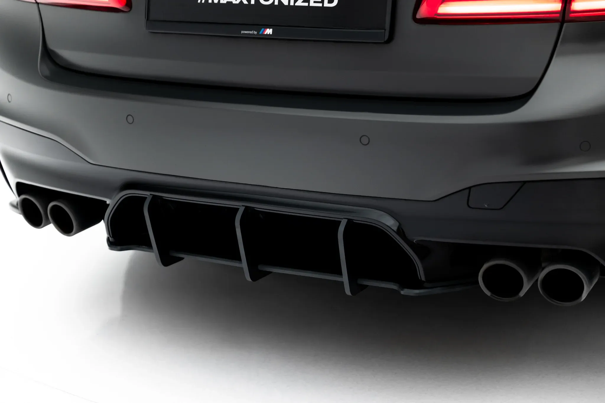 Diffuser BMW M5 (F90) 2017 -> | Street Pro Black Edition – bilde 3
