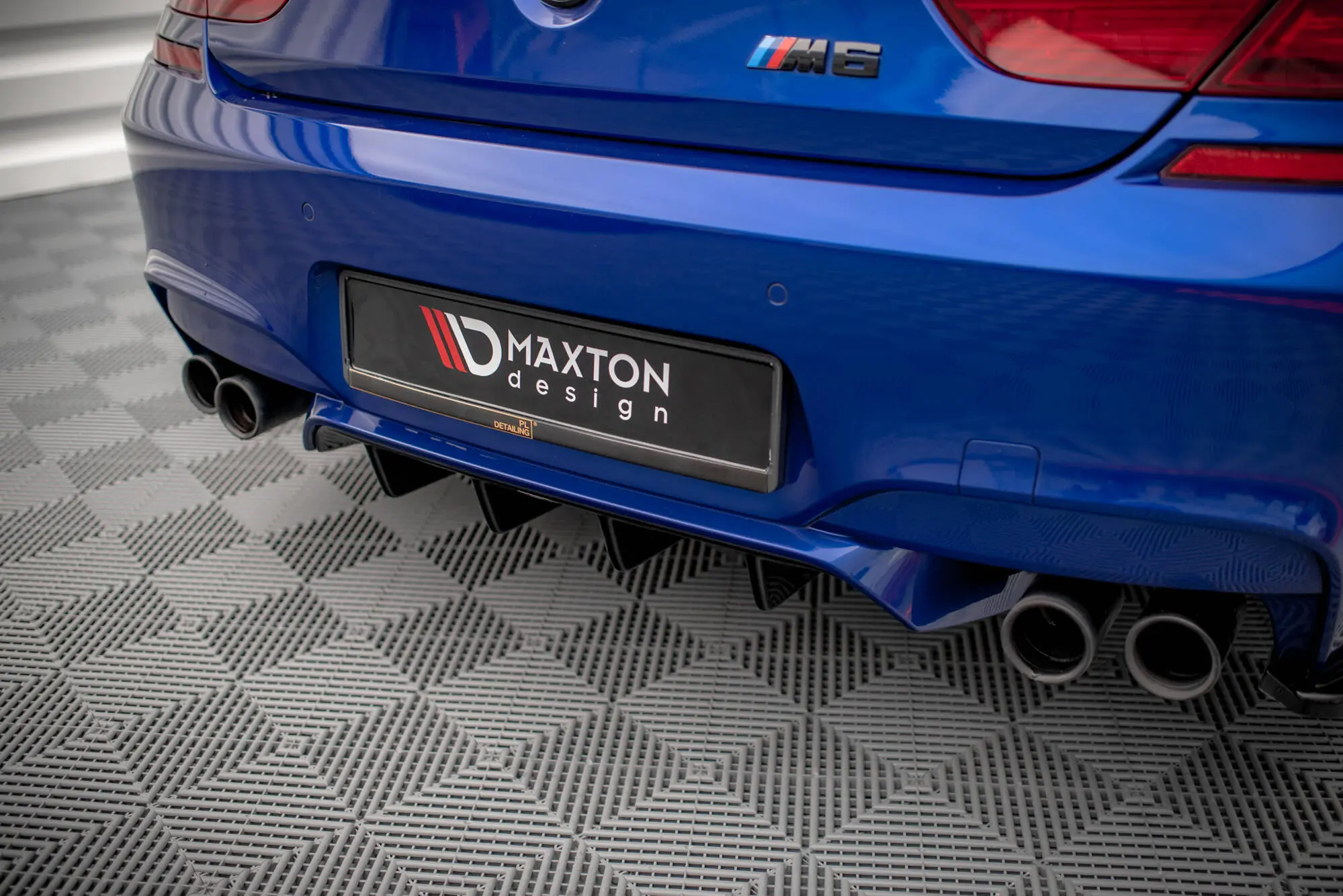 Diffuser BMW M6 Gran Coupe (F06) 2011 - 2014 / BMW M6 (F12 / F13) 2010 - 2014 | Glossy Black Edition – bilde 4