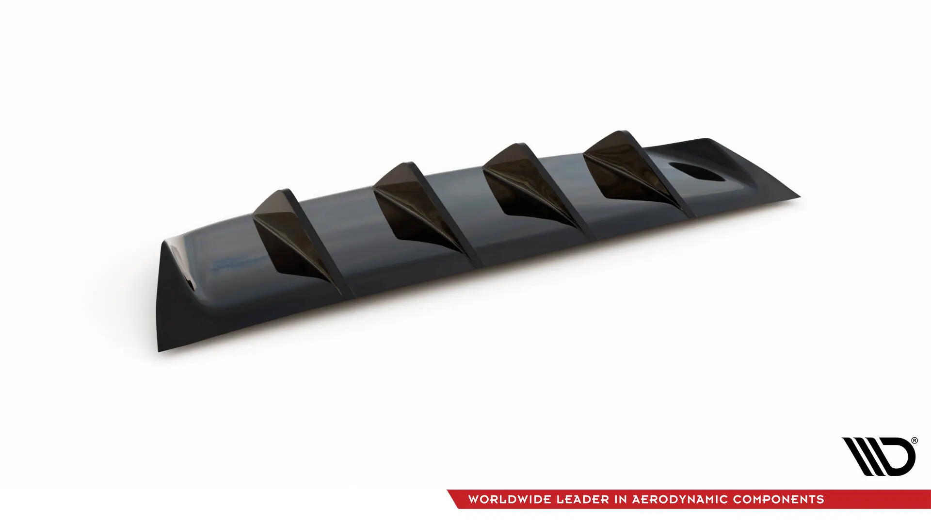 Diffuser BMW M6 Gran Coupe (F06) 2011 - 2014 / BMW M6 (F12 / F13) 2010 - 2014 | Glossy Black Edition – bilde 5
