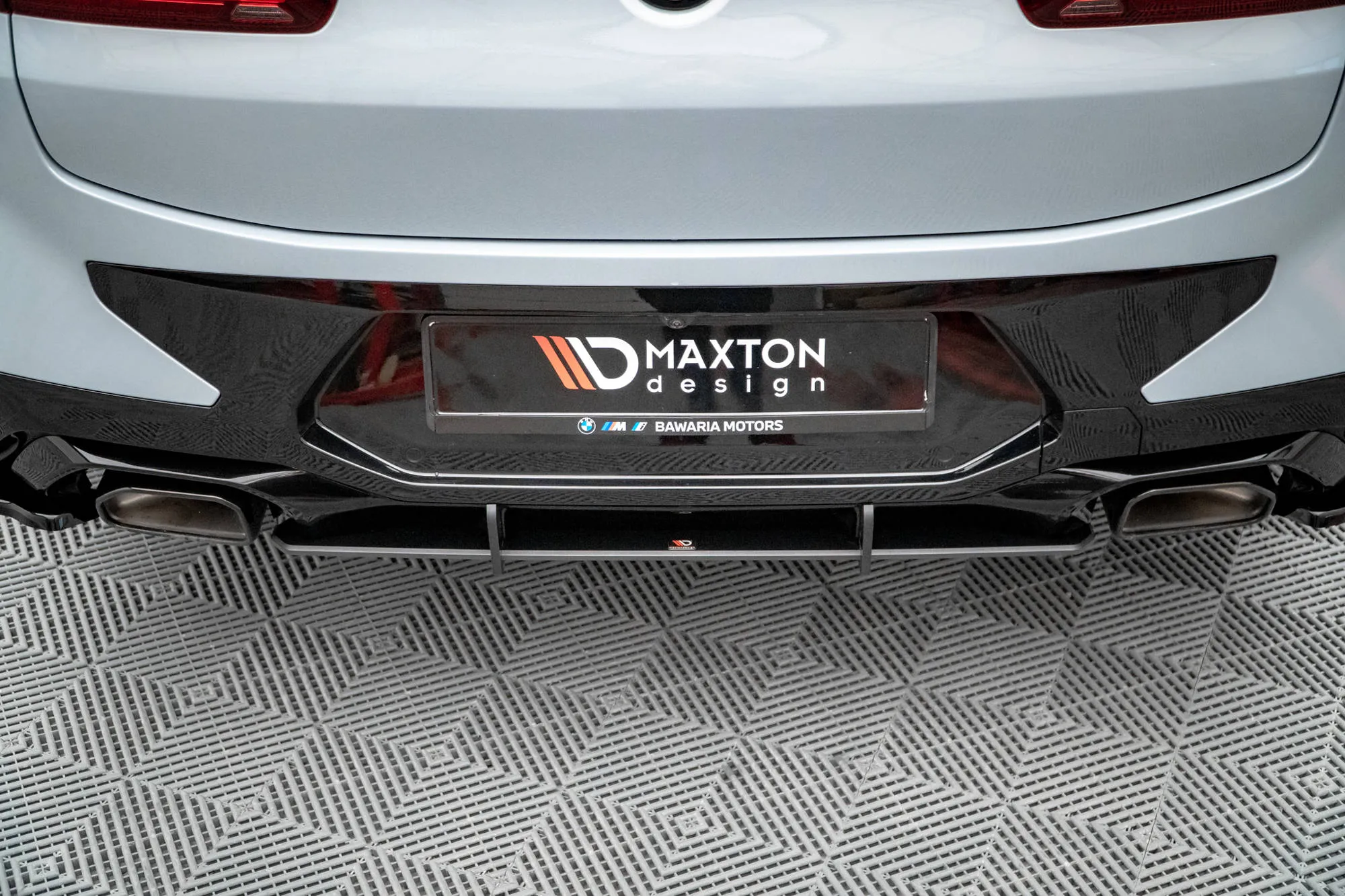 Diffuser BMW X4 M-pack Facelift (G02) 2021 -> | Street Pro Black Edition