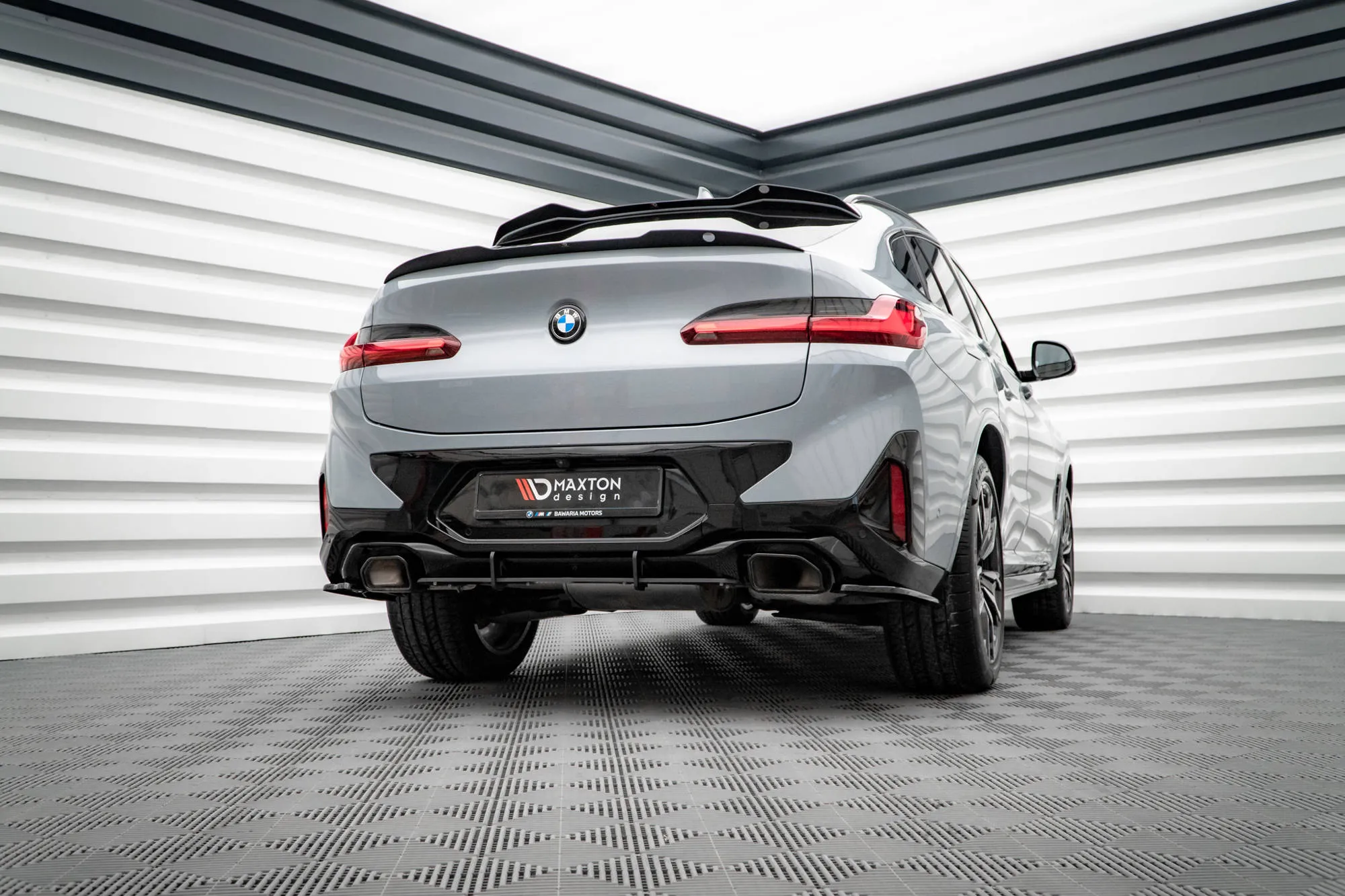 Diffuser BMW X4 M-pack Facelift (G02) 2021 -> | Street Pro Black Edition – bilde 2