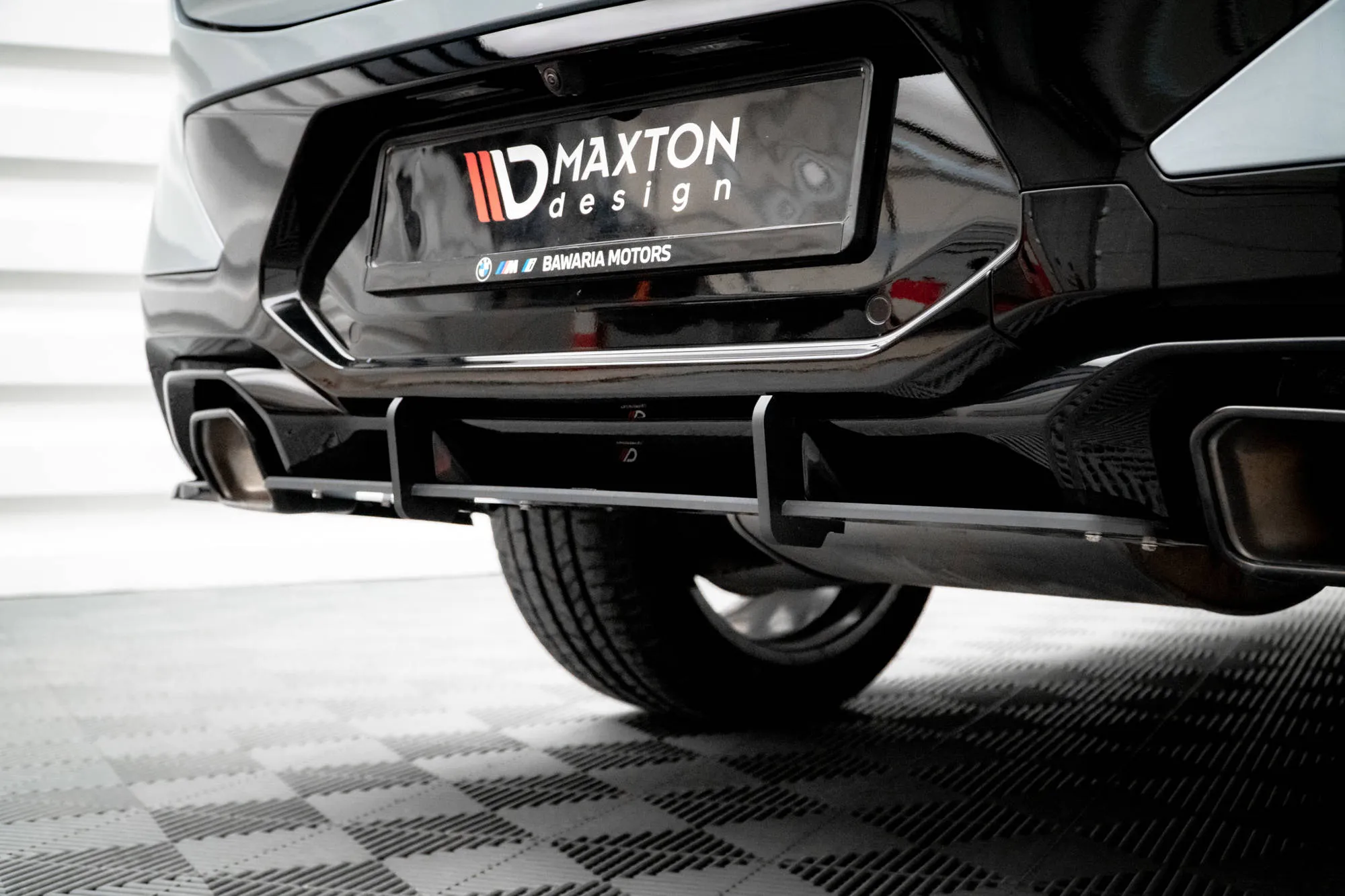 Diffuser BMW X4 M-pack Facelift (G02) 2021 -> | Street Pro Black Edition – bilde 3