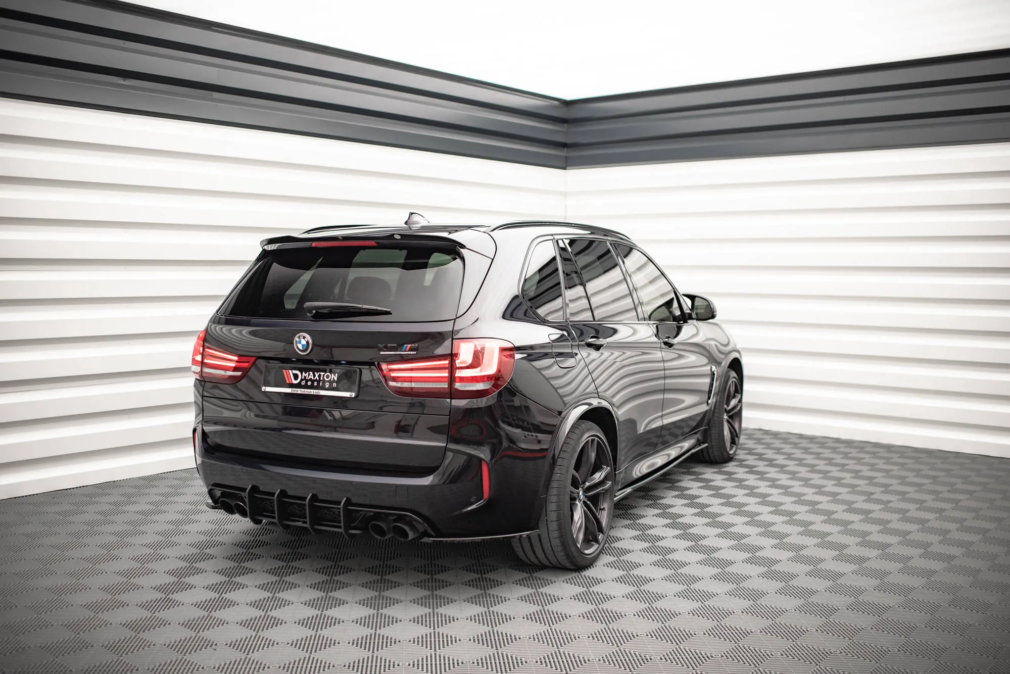 Diffuser BMW X5 M-pack (F15) 2013 - 2018 | Street Pro Black Edition – bilde 2