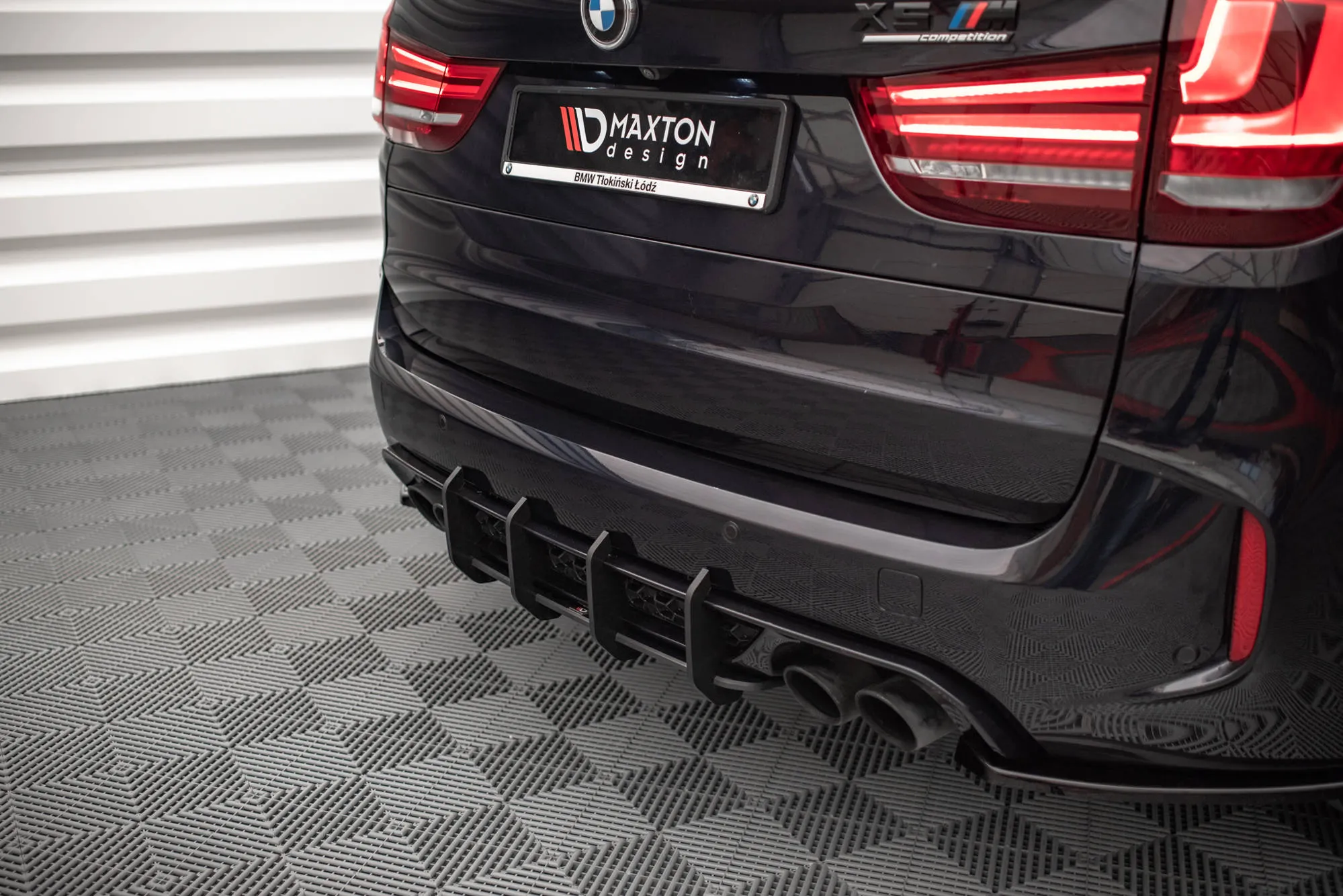 Diffuser BMW X5 M-pack (F15) 2013 - 2018 | Street Pro Black Edition – bilde 3