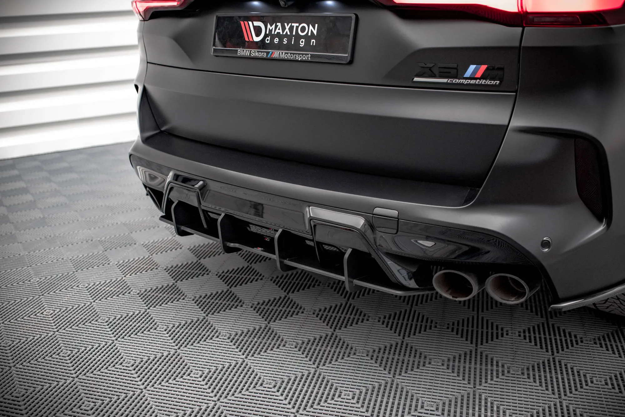 Diffuser BMW X5M (F95) 2018 -> | Street Pro Black Edition – bilde 4