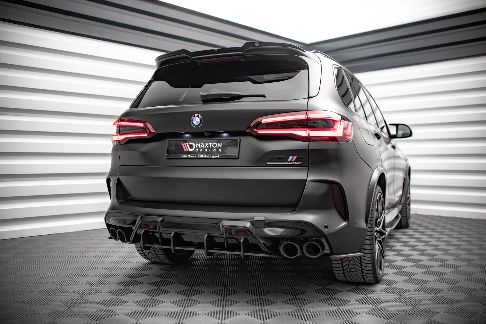 Diffuser BMW X5M (F95) 2018 -> | Street Pro Black Edition – bilde 5