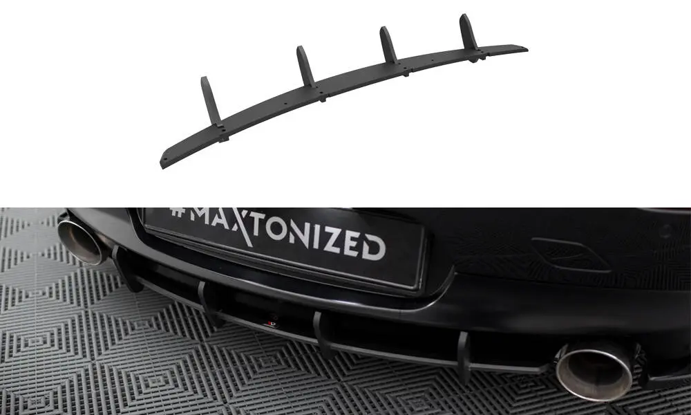 Diffuser BMW Z4 (E89) M-Pakke facelift 2013 - 2018 | Street Pro Black Edition – bilde 2