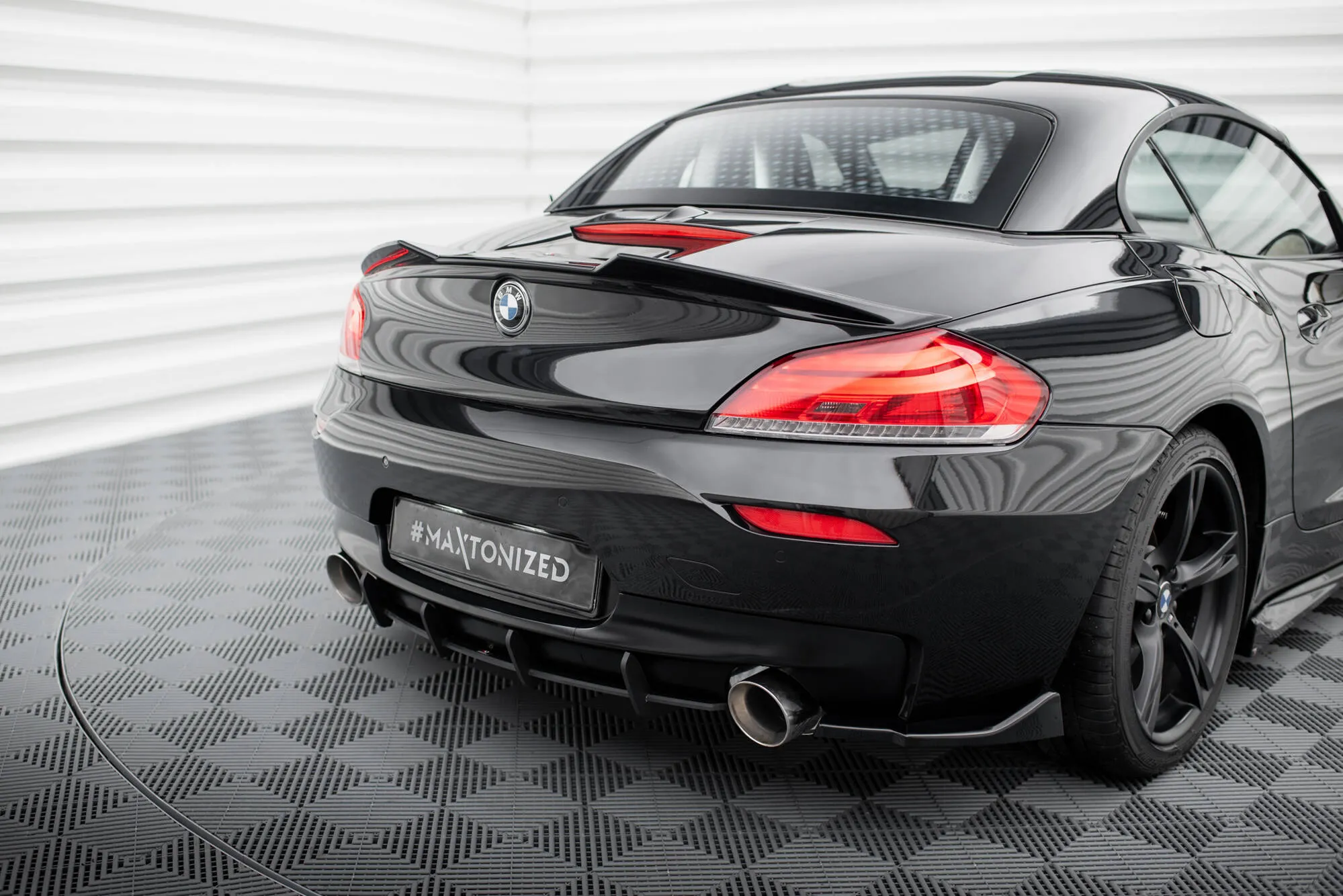 Diffuser BMW Z4 (E89) M-Pakke facelift 2013 - 2018 | Street Pro Black Edition – bilde 3