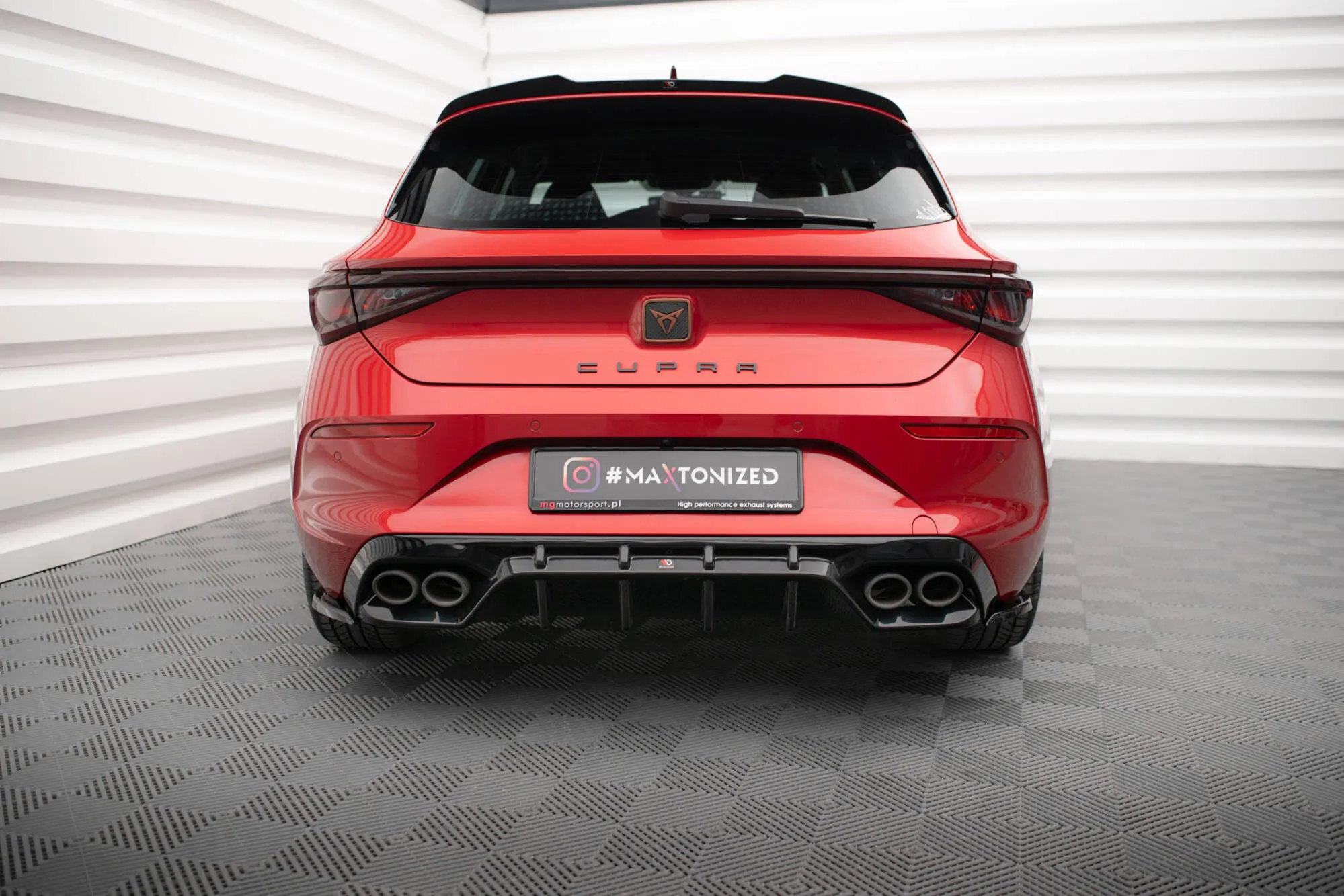 Diffuser Cupra Leon Hatchback Mk1 2020 - > | Glossy Black Edition – bilde 5