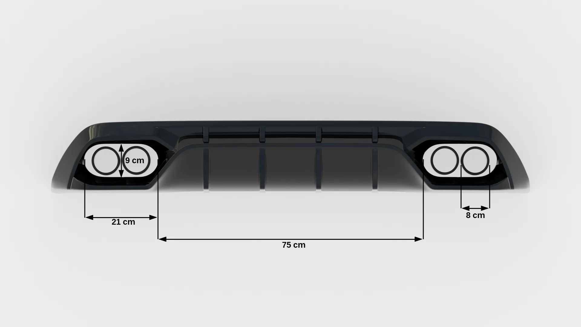 Diffuser Cupra Leon Hatchback Mk1 2020 - > | Glossy Black Edition – bilde 8