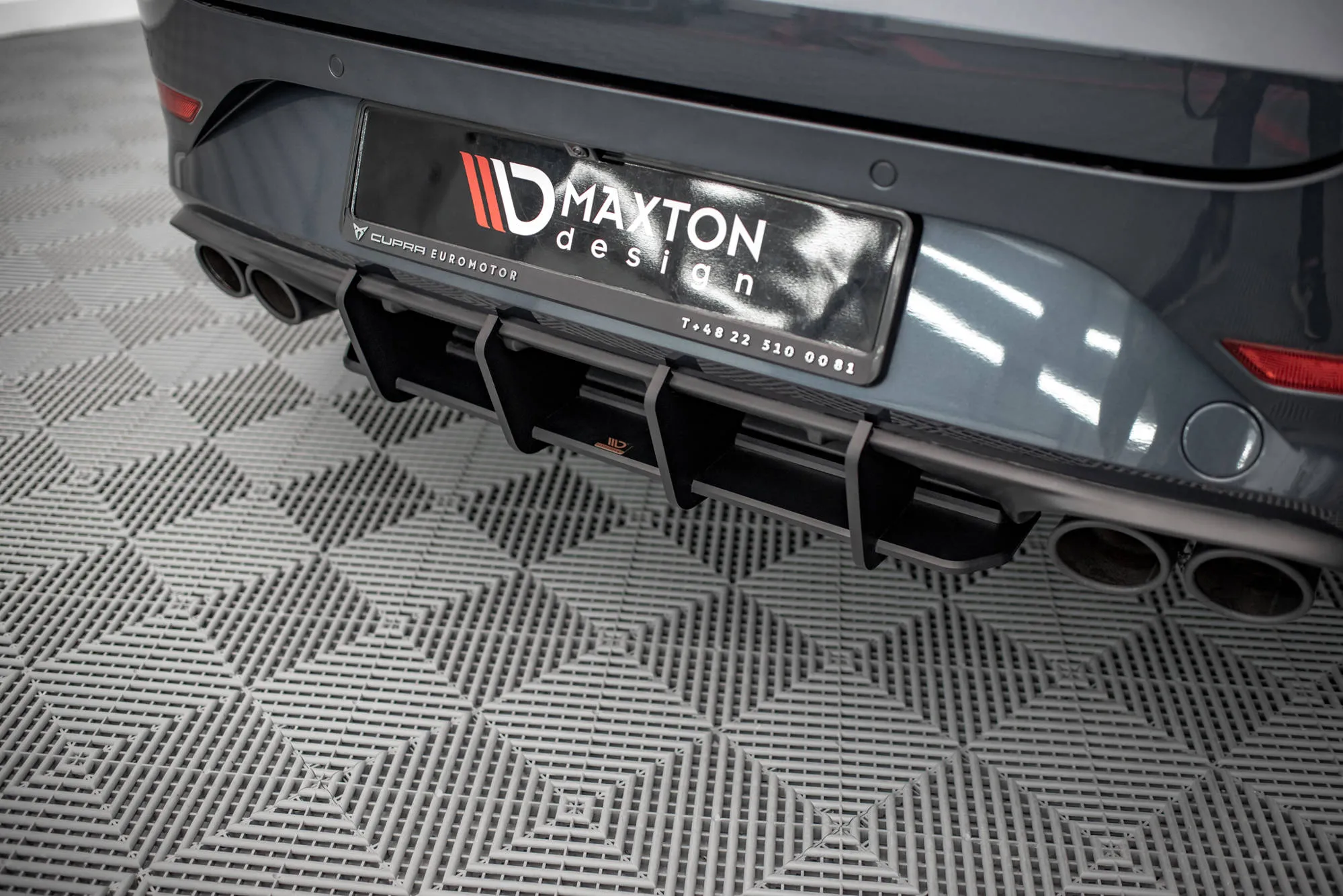 Diffuser Cupra Leon ST Mk1 2020 - > | Street Pro Black Edition – bilde 4