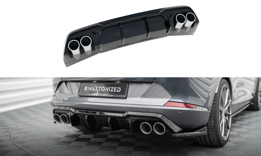Diffuser + dummy eksos Cupra Formentor 2020 - > | V.3 Glossy Black Edition – bilde 2
