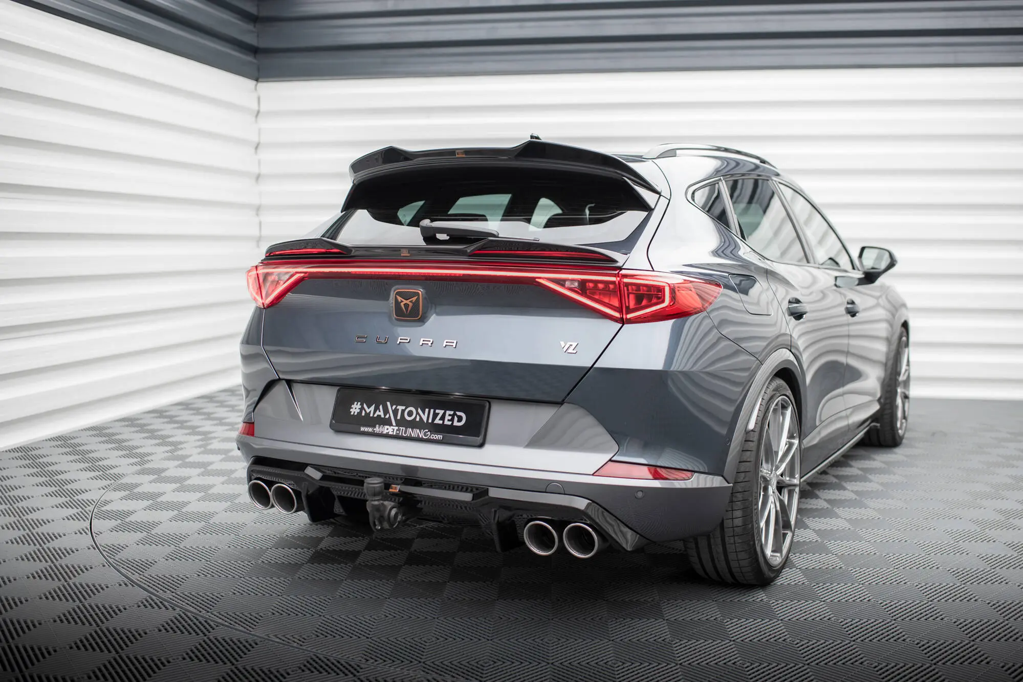 Diffuser + dummy eksos Cupra Formentor 2020 - > | V.3 Glossy Black Edition – bilde 8