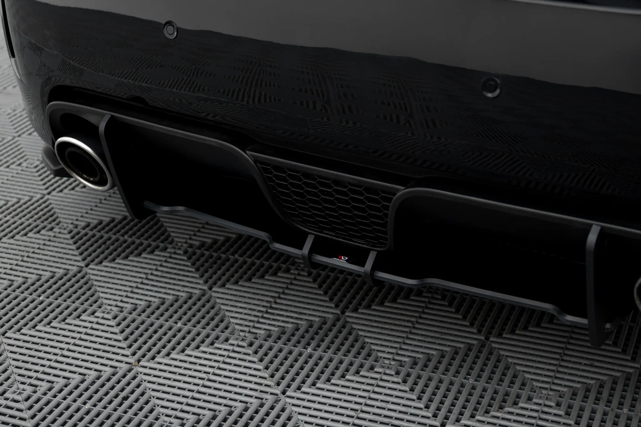 Diffuser Fiat 500 Abarth (I) 2008 - 2016  | Street Pro Black Edition – bilde 2