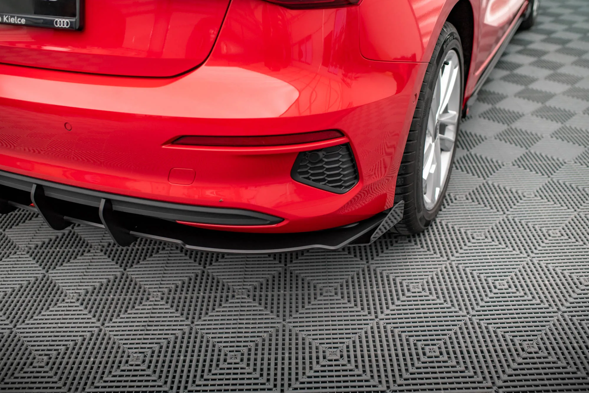 Diffuser + Flopper Audi A3 8Y 2020 -> | Street Pro Black Edition – bilde 3