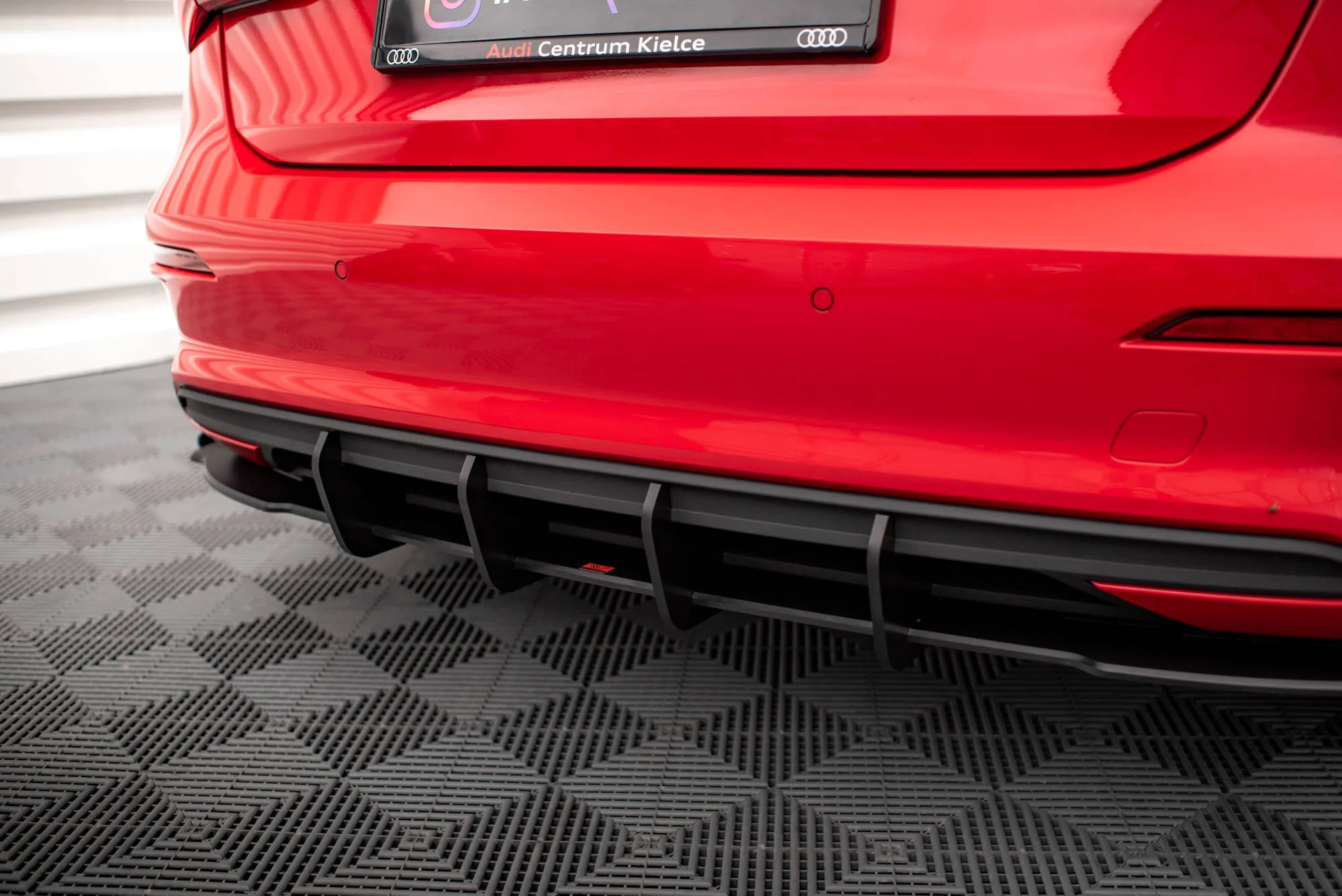 Diffuser + Flopper Audi A3 8Y 2020 -> | Street Pro Black Edition – bilde 4