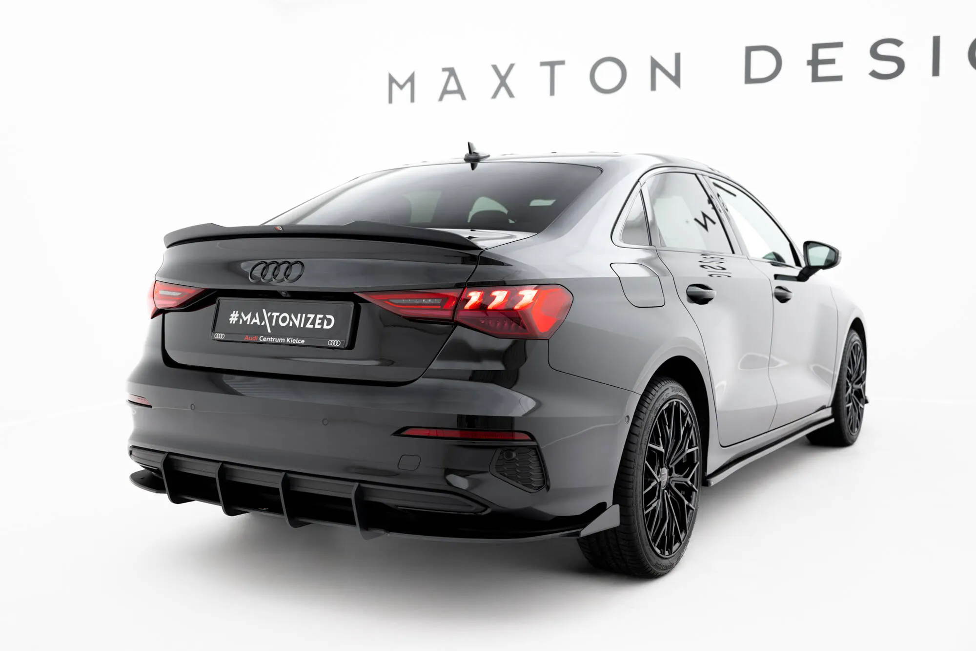 Diffuser + Flopper Audi A3 (A3) 2020-2024 | Street Pro Black Edition