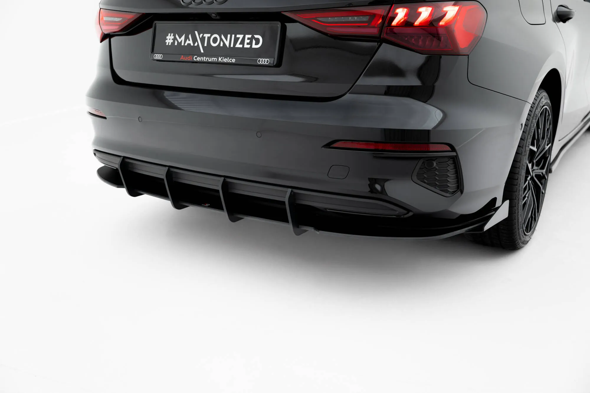 Diffuser + Flopper Audi A3 (A3) 2020-2024 | Street Pro Black Edition – bilde 4