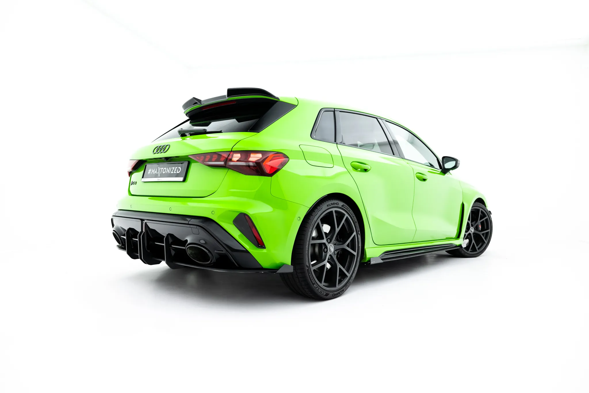 Diffuser + Flopper Audi A3 (S3) 2024-2026 | Street Pro Black Edition