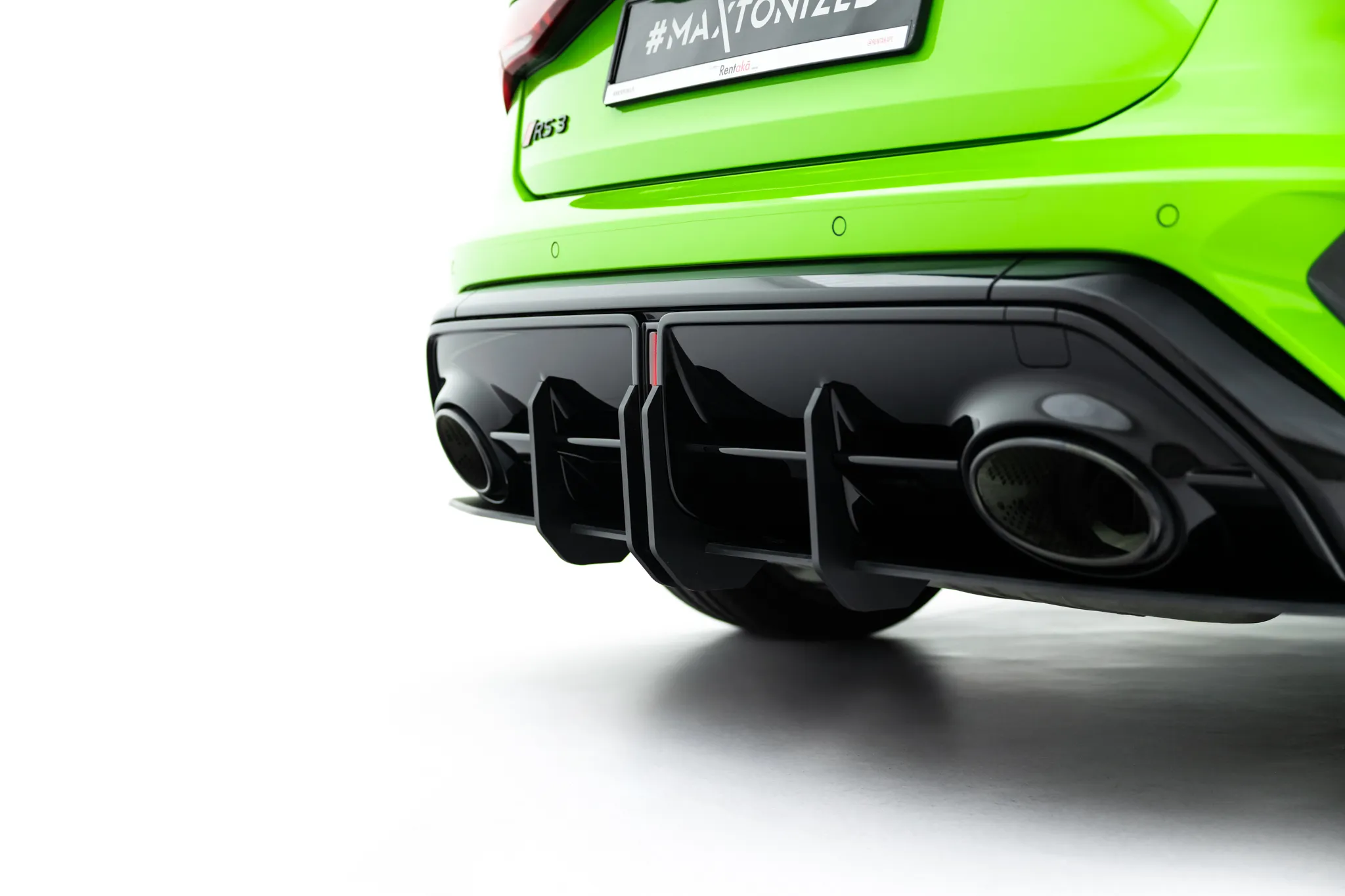 Diffuser + Flopper Audi A3 (S3) 2024-2026 | Street Pro Black Edition – bilde 7