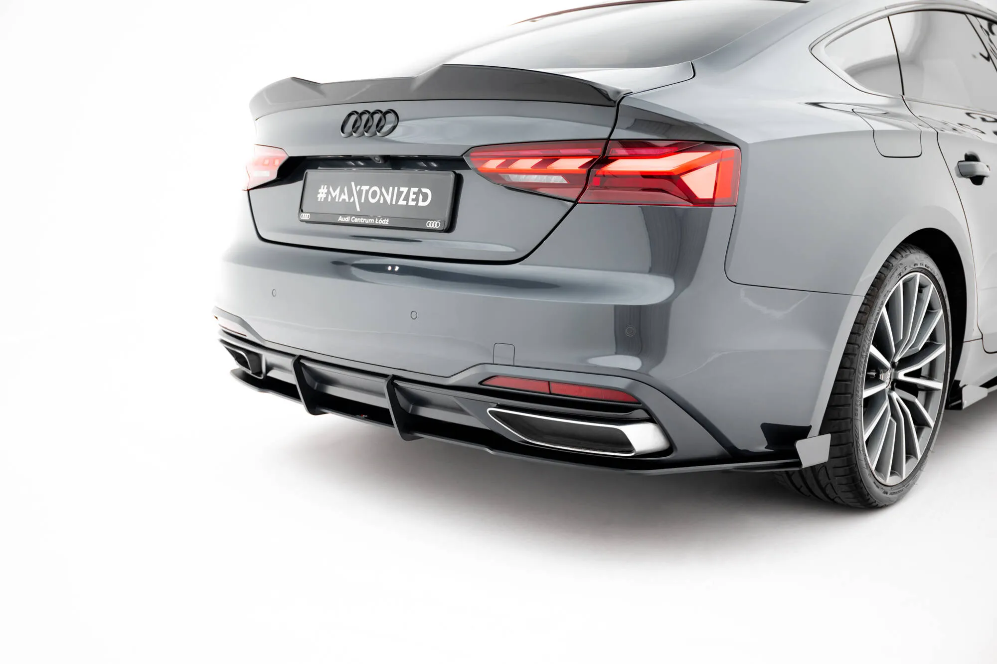 Diffuser + Flopper Audi A5 (F5) Facelift 2019 -> | Street Pro Black Edition – bilde 3