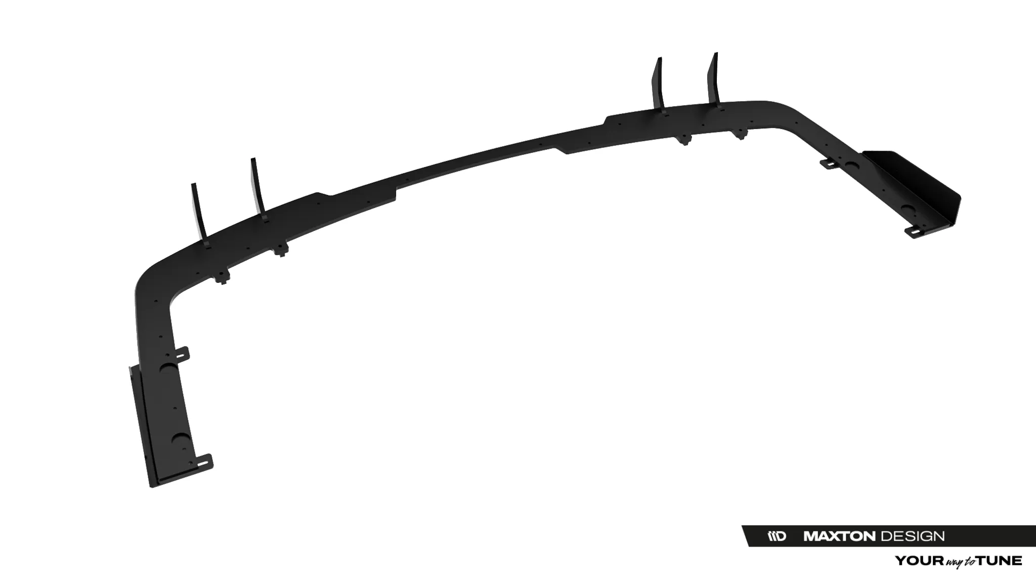Diffuser + Flopper BMW 2 Gran Coupe (F74) M-Pack 2024->| Street Pro Black Edition – bilde 2