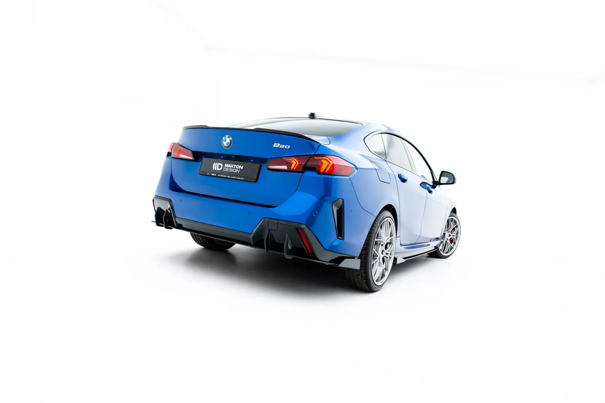 Diffuser + Flopper BMW 2 Gran Coupe (F74) M-Pack 2024->| Street Pro Black Edition – bilde 4